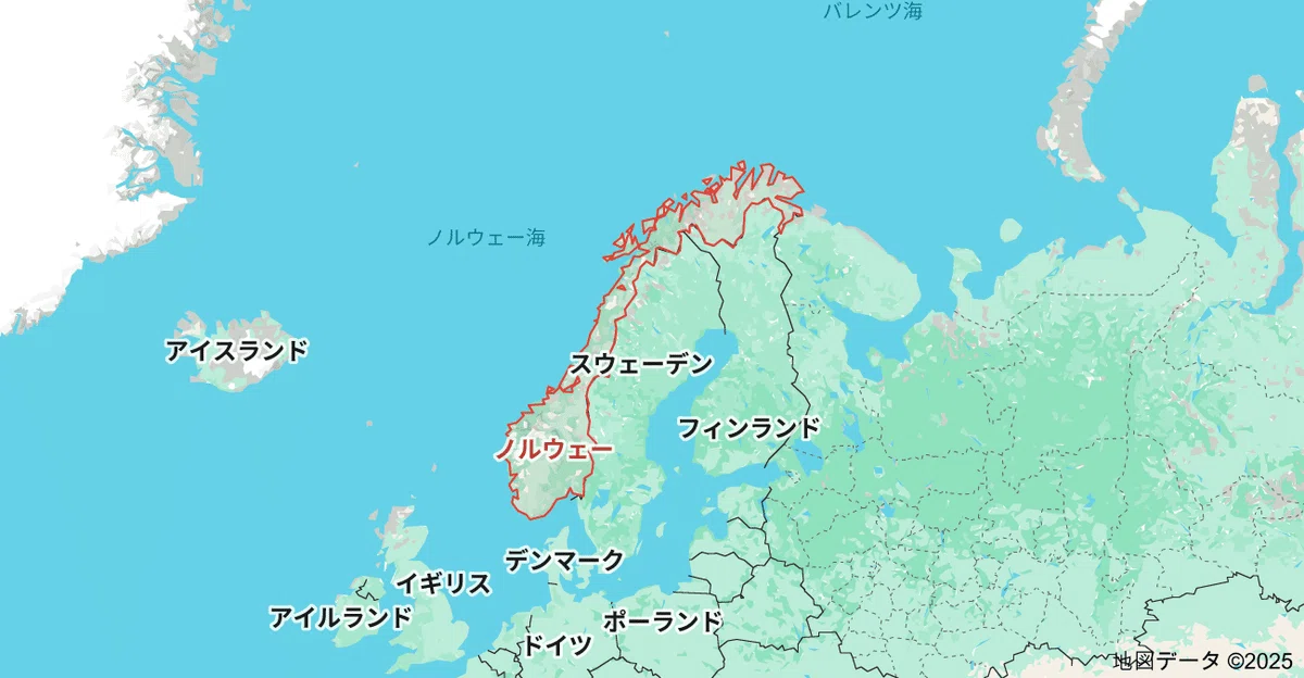 15位：ノルウェー
