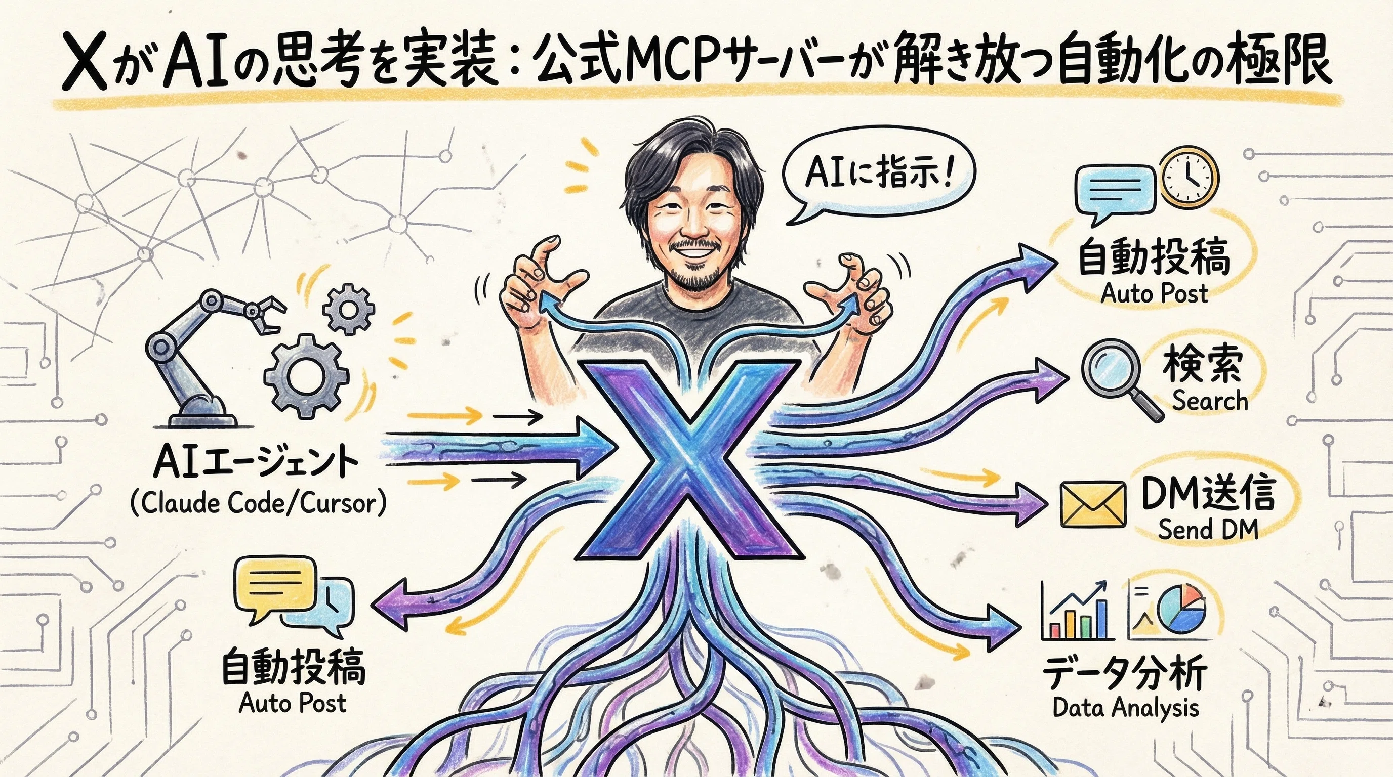 XがAIの思考を実装：公式MCPサーバーが解き放つ自動化の極限｜ハヤシ