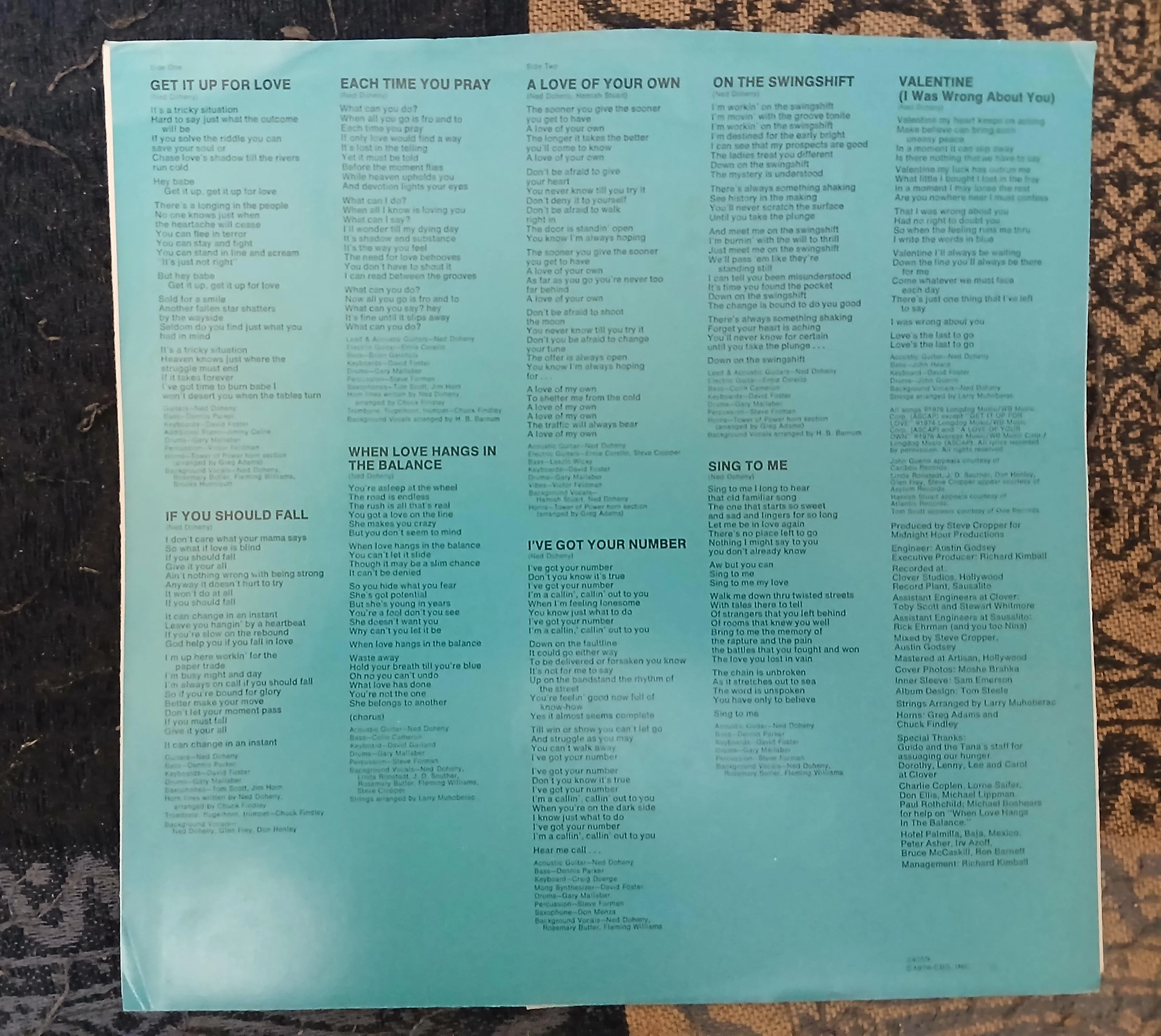 Ned Doheny [ Hard Candy ] Colombia PC-34259｜naruru's Record
