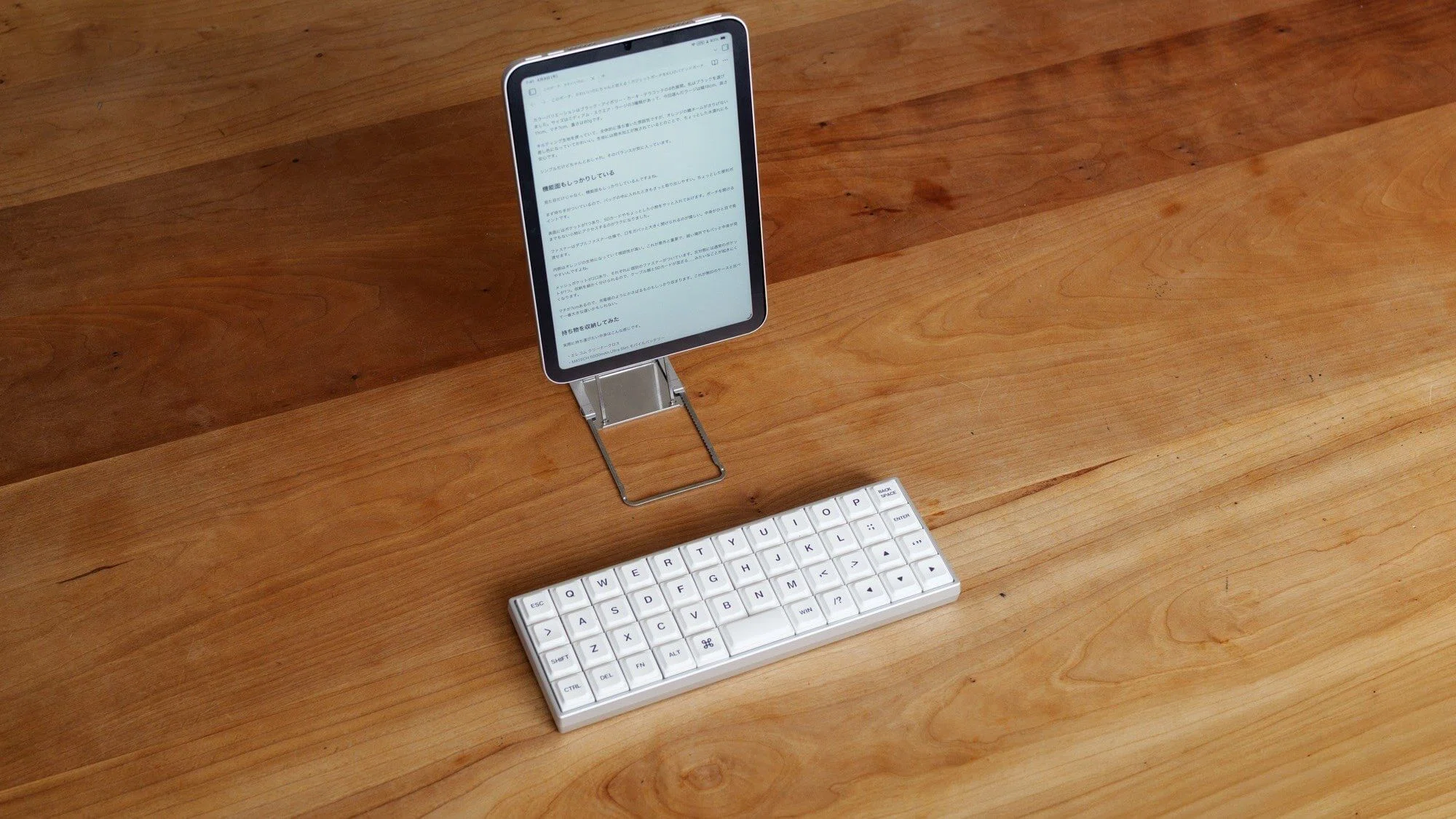 iPad miniのお供に40%キーボードを買ったよ｜ばるき