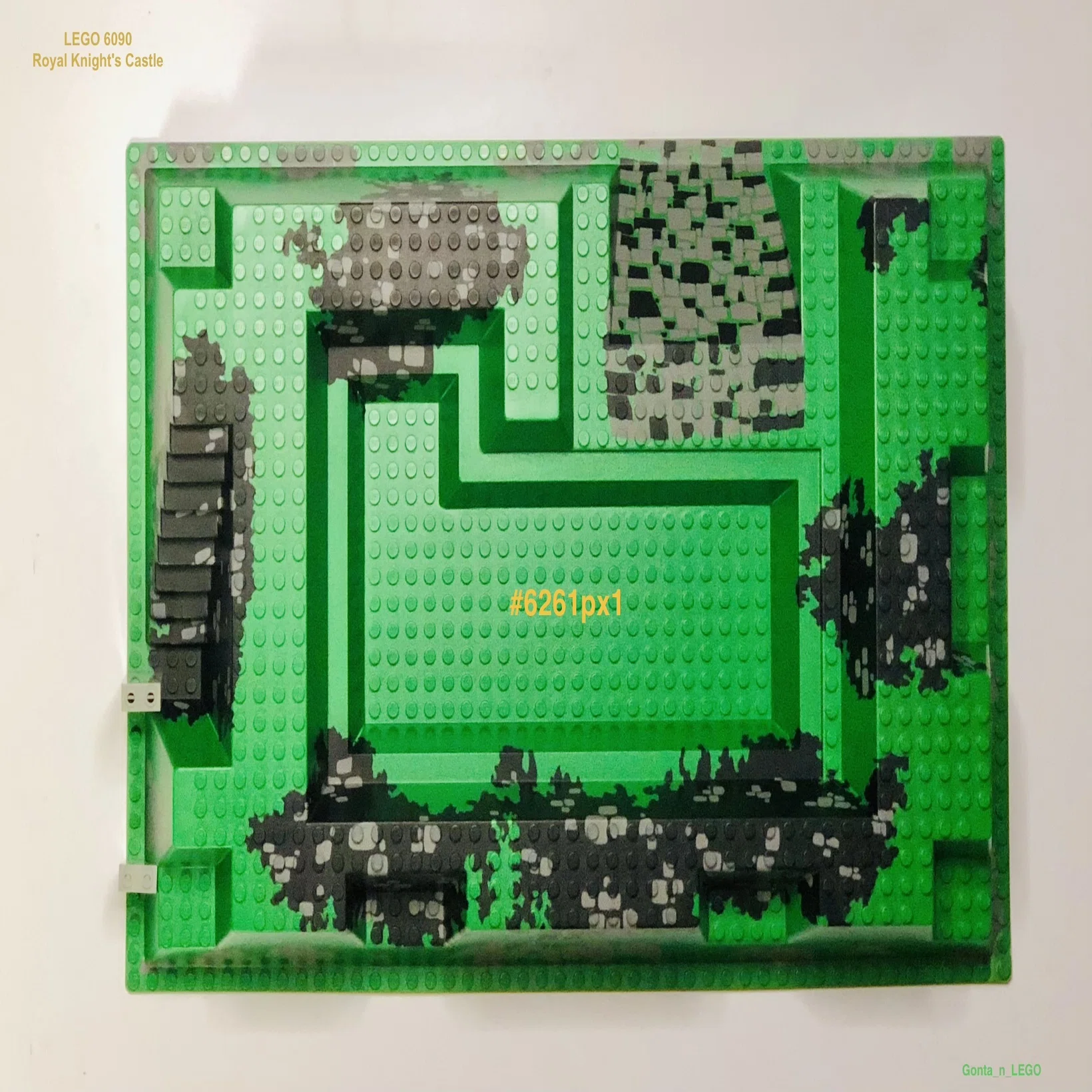 LEGO 6090 基礎部分①｜城の土台を作る】｜Gonta_n_LEGO