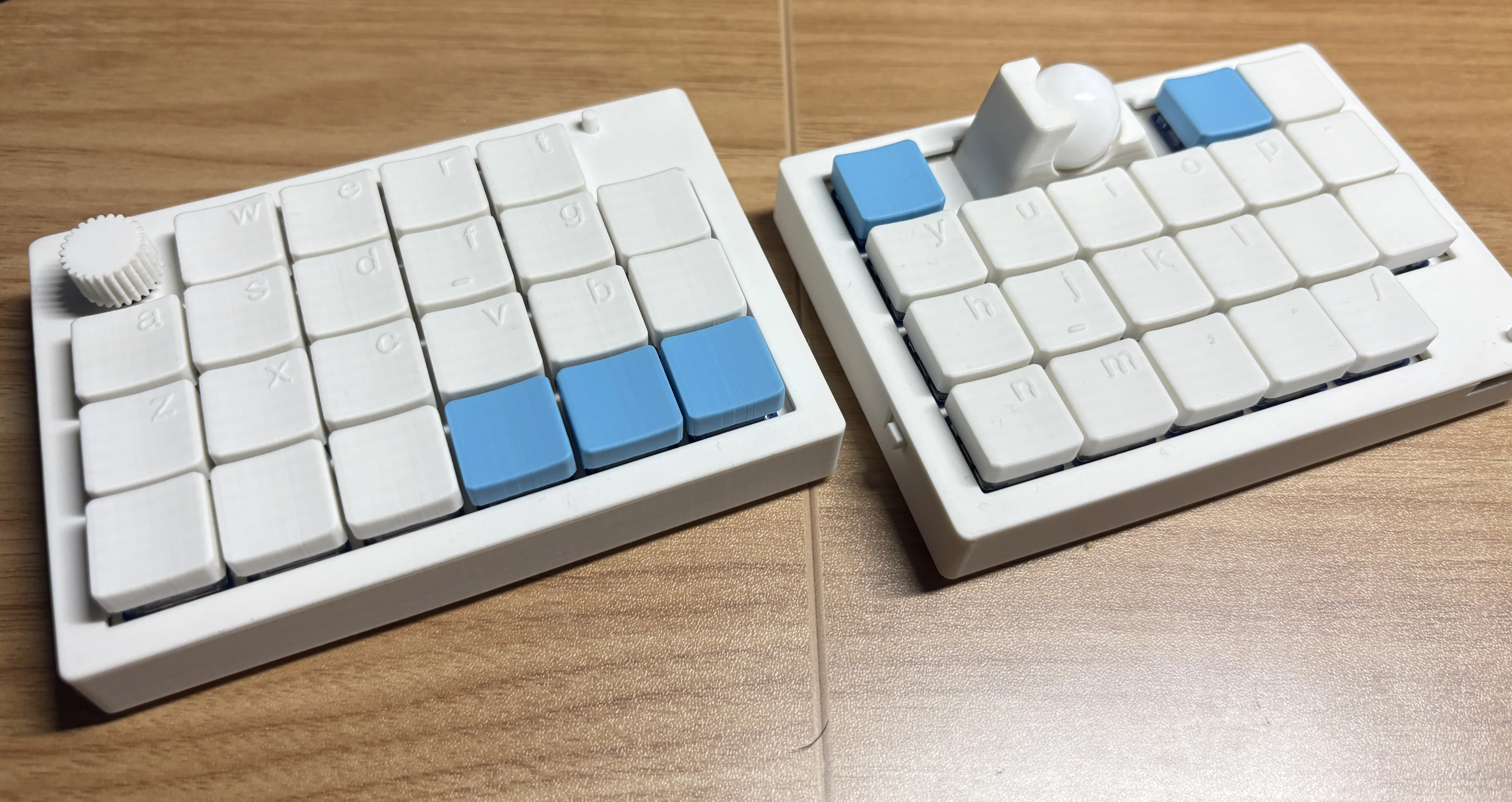 minimal-keys用キーキャップ（ライトブルー）を追加購入しました｜マツシン