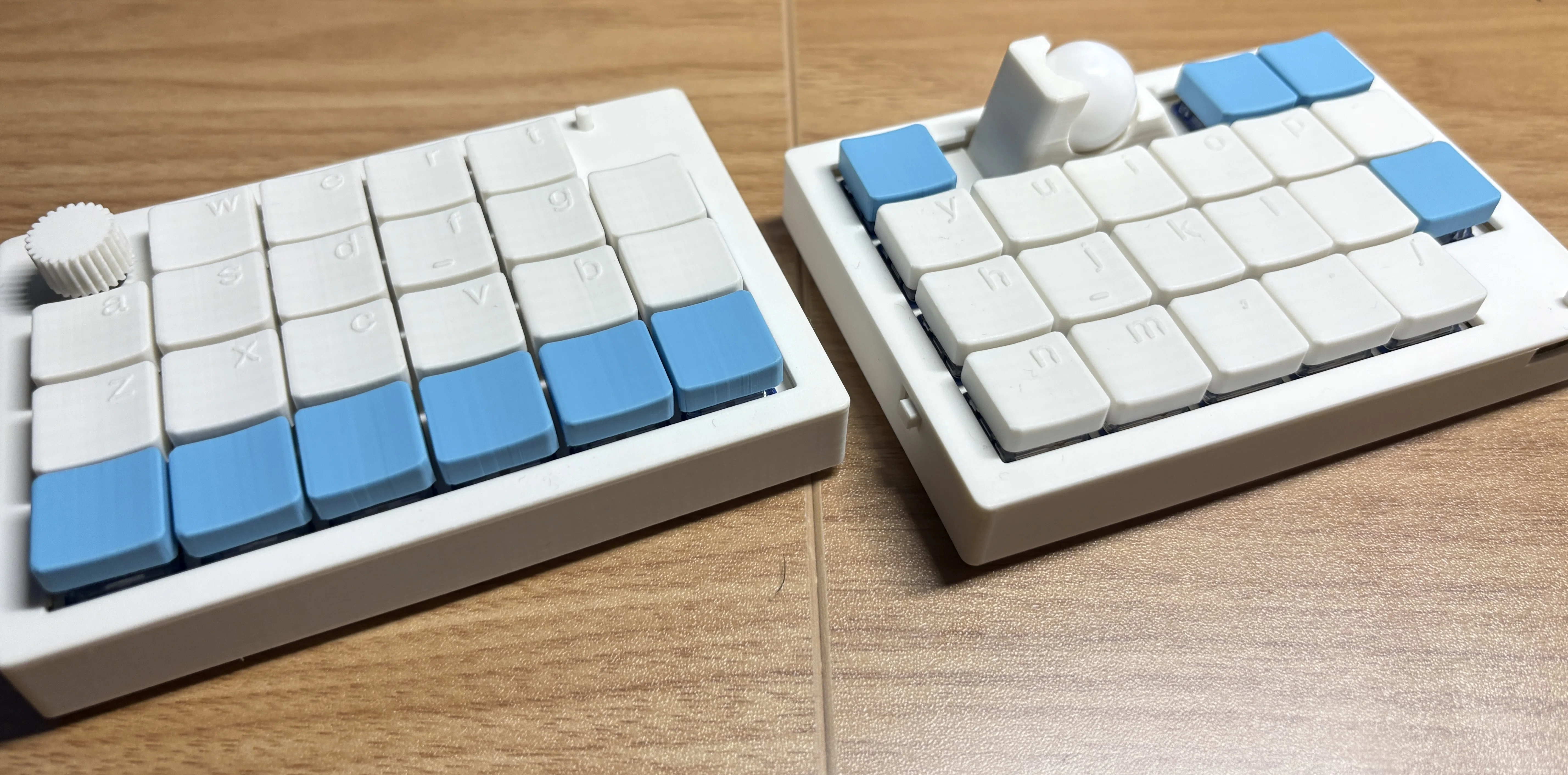 minimal-keys用キーキャップ（ライトブルー）を追加購入しました｜マツシン