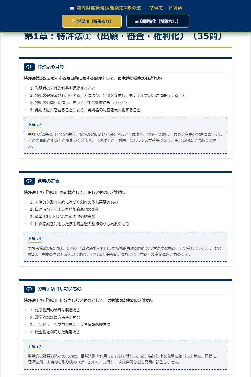 【中古】 パテント秘書・特許管理士・知的所有権管理士の合格法 知的財産管理技能検定®3級・2級・1級の履歴書での書き方は？ - STUDYing