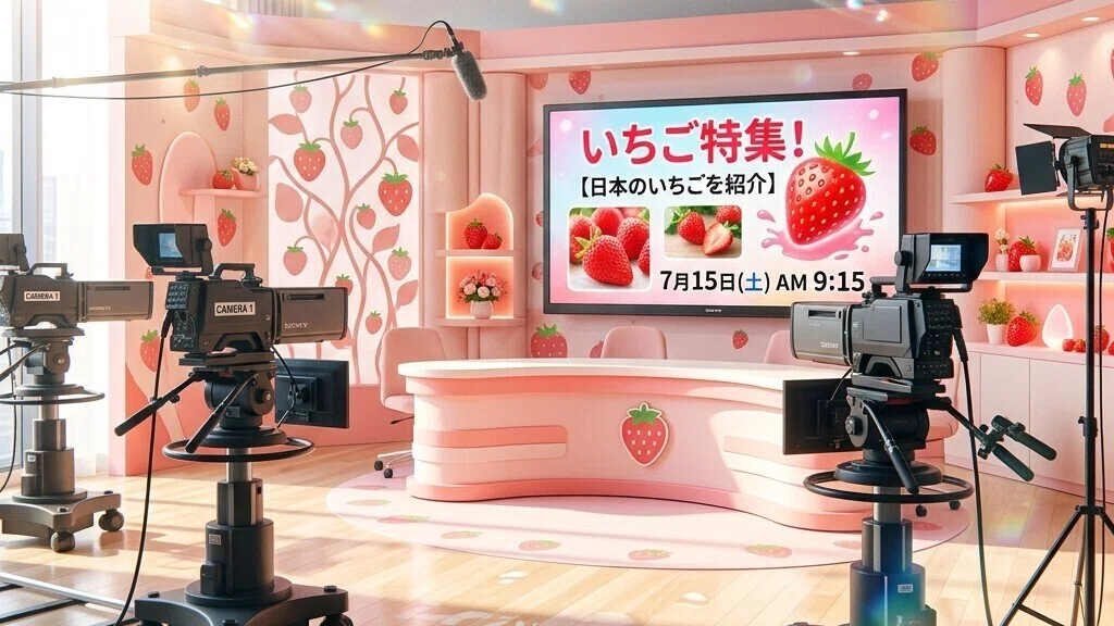テレビスタジオ＜AI画像＞02