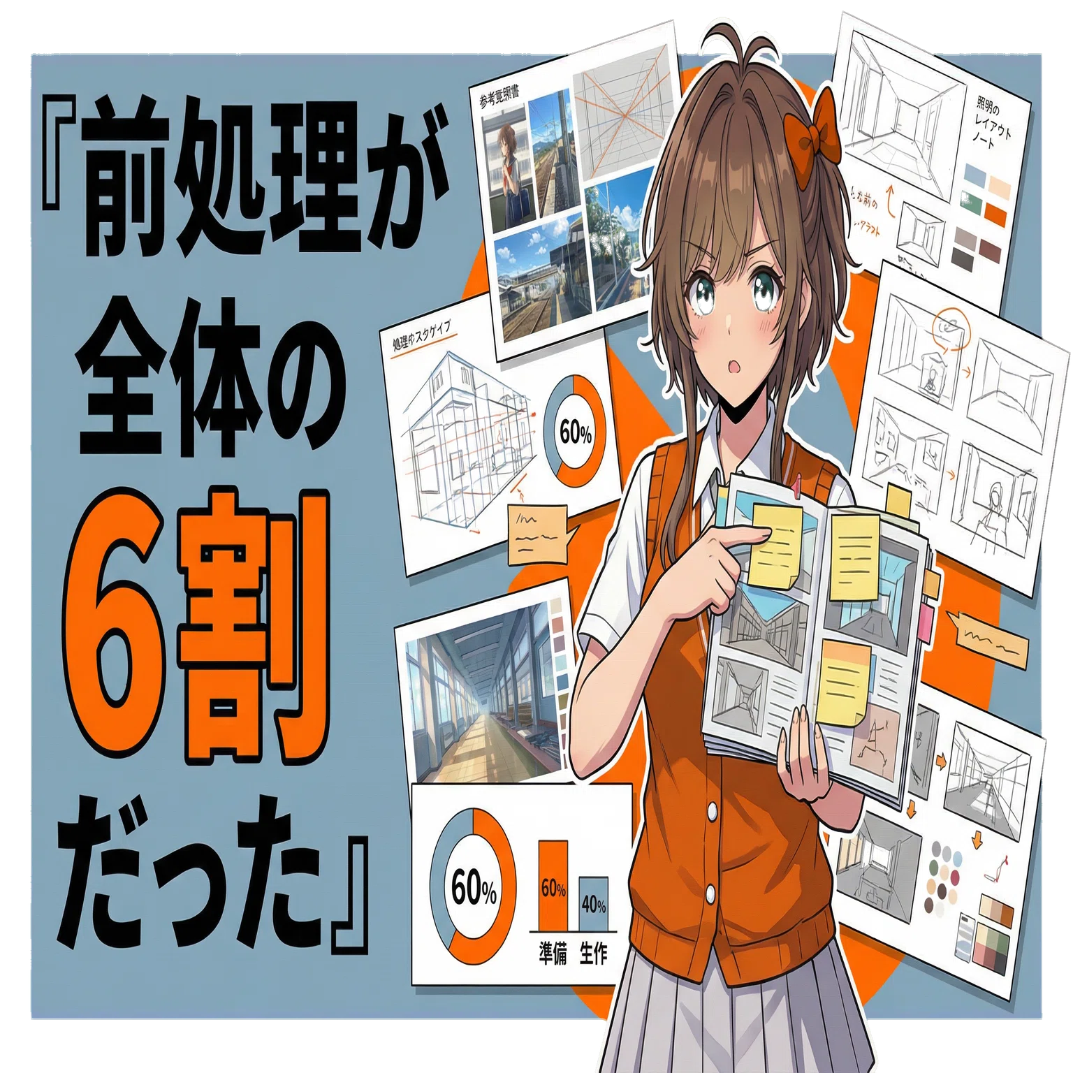 アニメ背景が1/6の時間で仕上がる時代のリアル｜黒宮 大貴