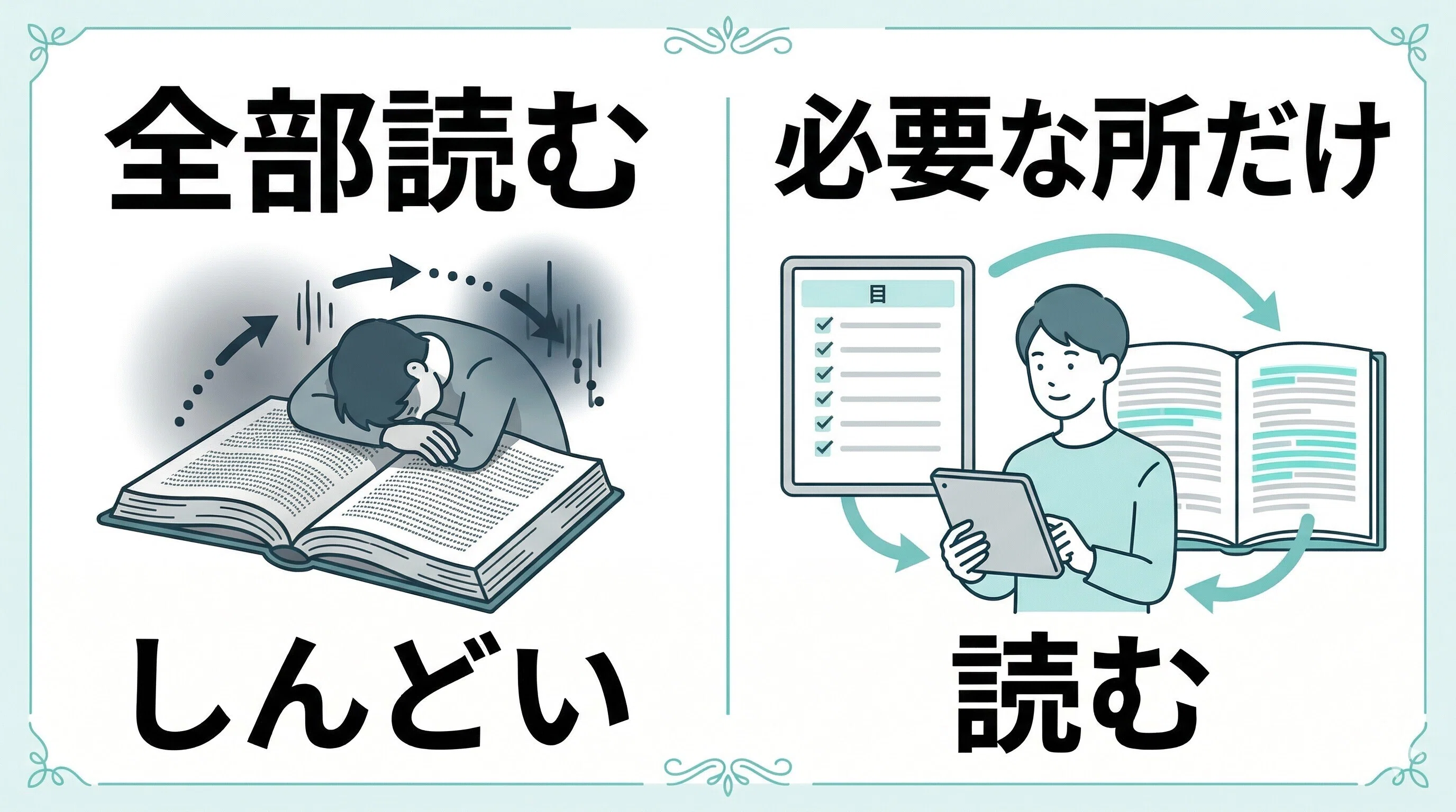 本を読むのが遅いのは能力のせいじゃない。全部読まない大人の「ズボラ