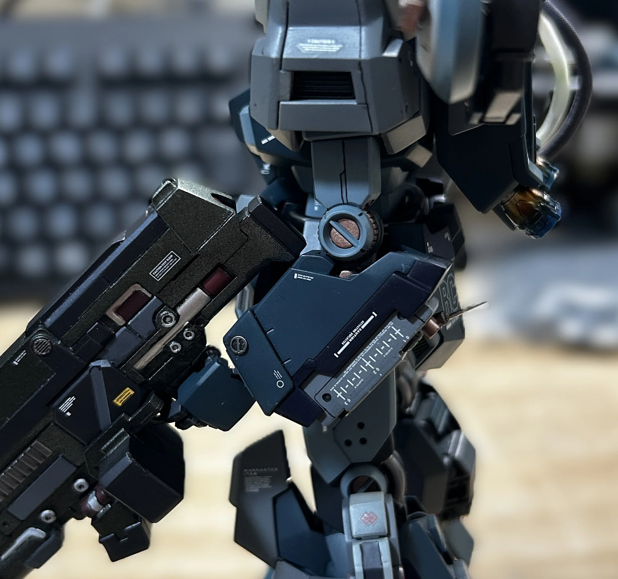 制作記）MG ジェスタキャノン～その2～完成編 塗装が終わってからが
