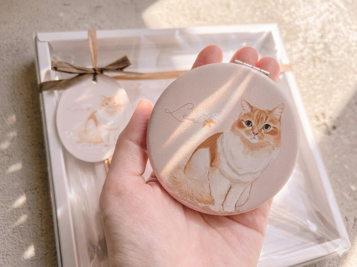 ペットの似顔絵オーダー　猫 ペットの似顔絵 ネコ似顔絵 オーダーメイド リアル イラストオーダー