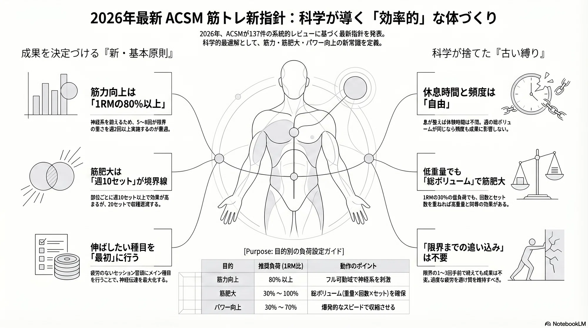 ACSMが世界基準の筋トレ新指針を発表!効率よく成果を出す秘訣|yuki ACSMが世界基準の筋トレ新指針を発表!効率よく成果を出す秘訣|yuki