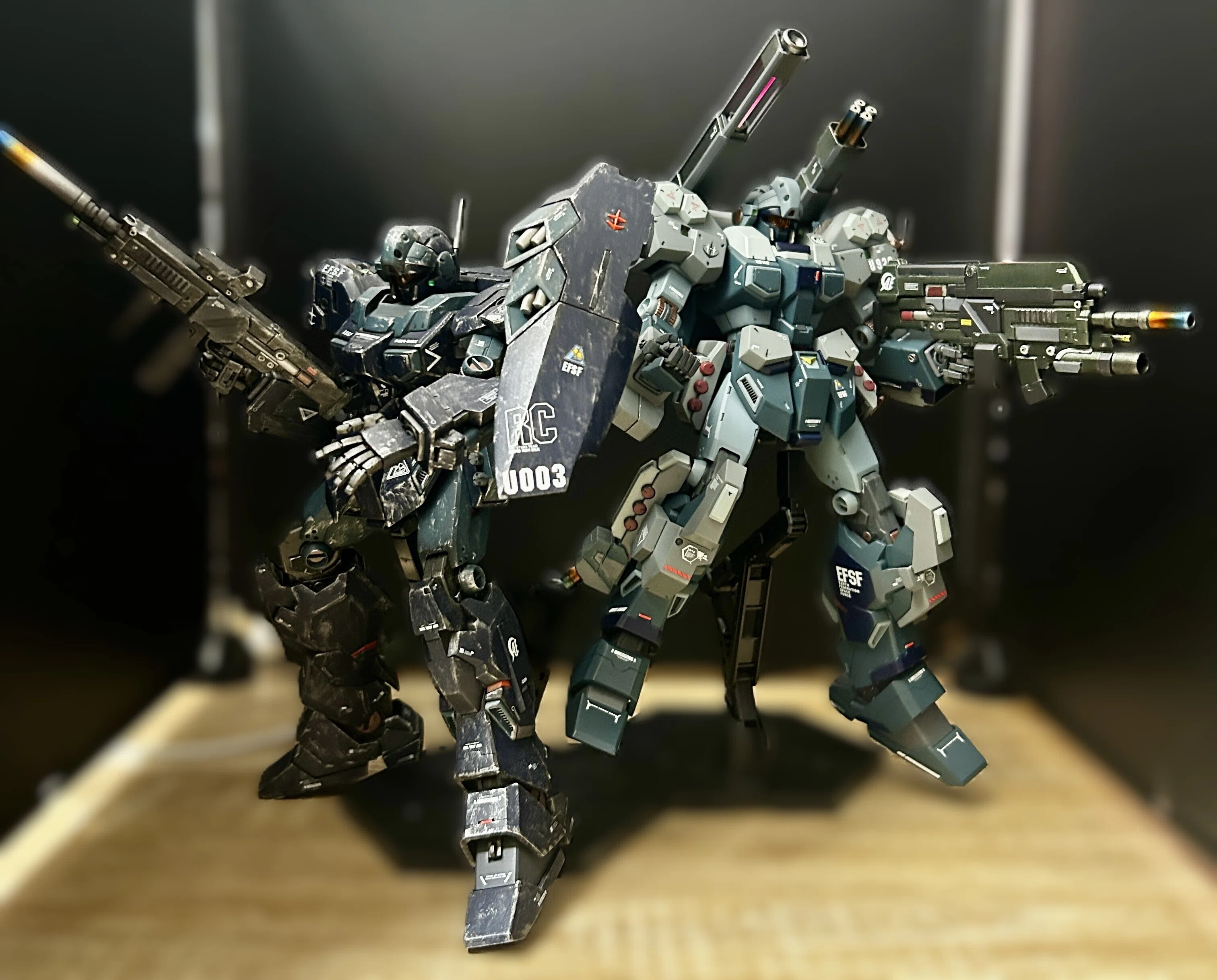 制作記）MG ジェスタキャノン～その2～完成編 塗装が終わってからが