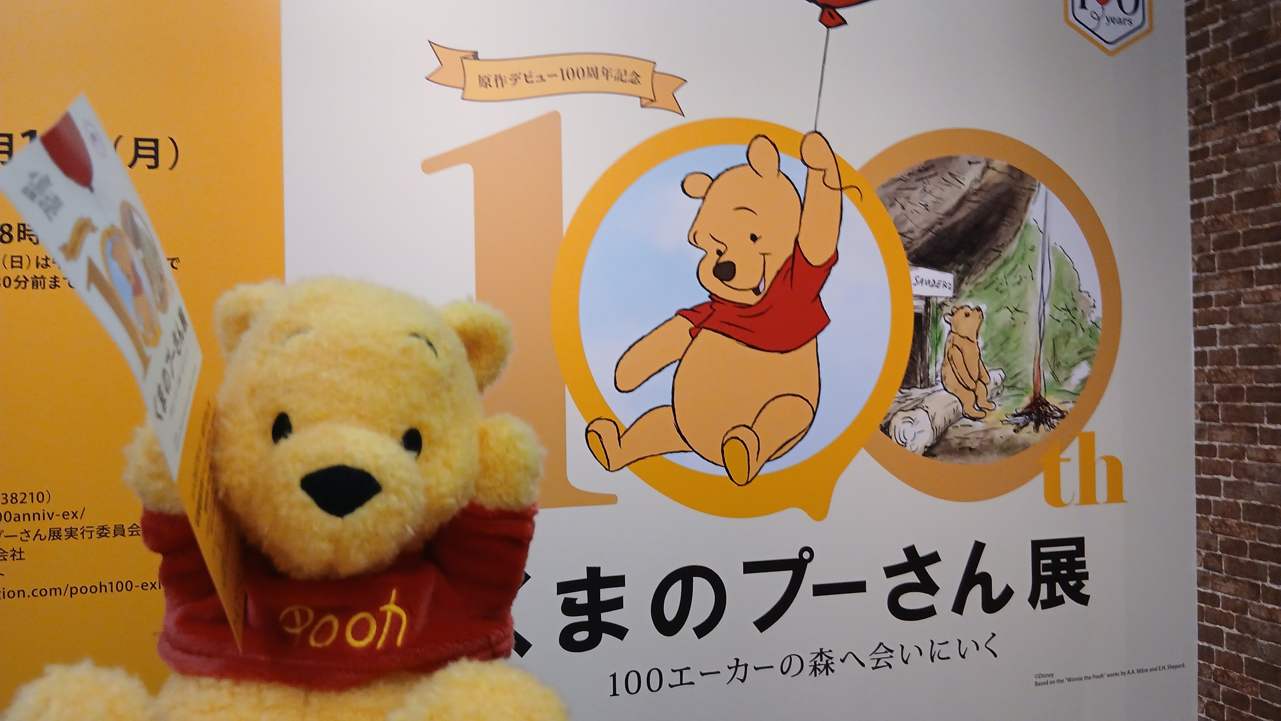 祝 原作100周年】 プーさん展に行ってきた！｜宇賀