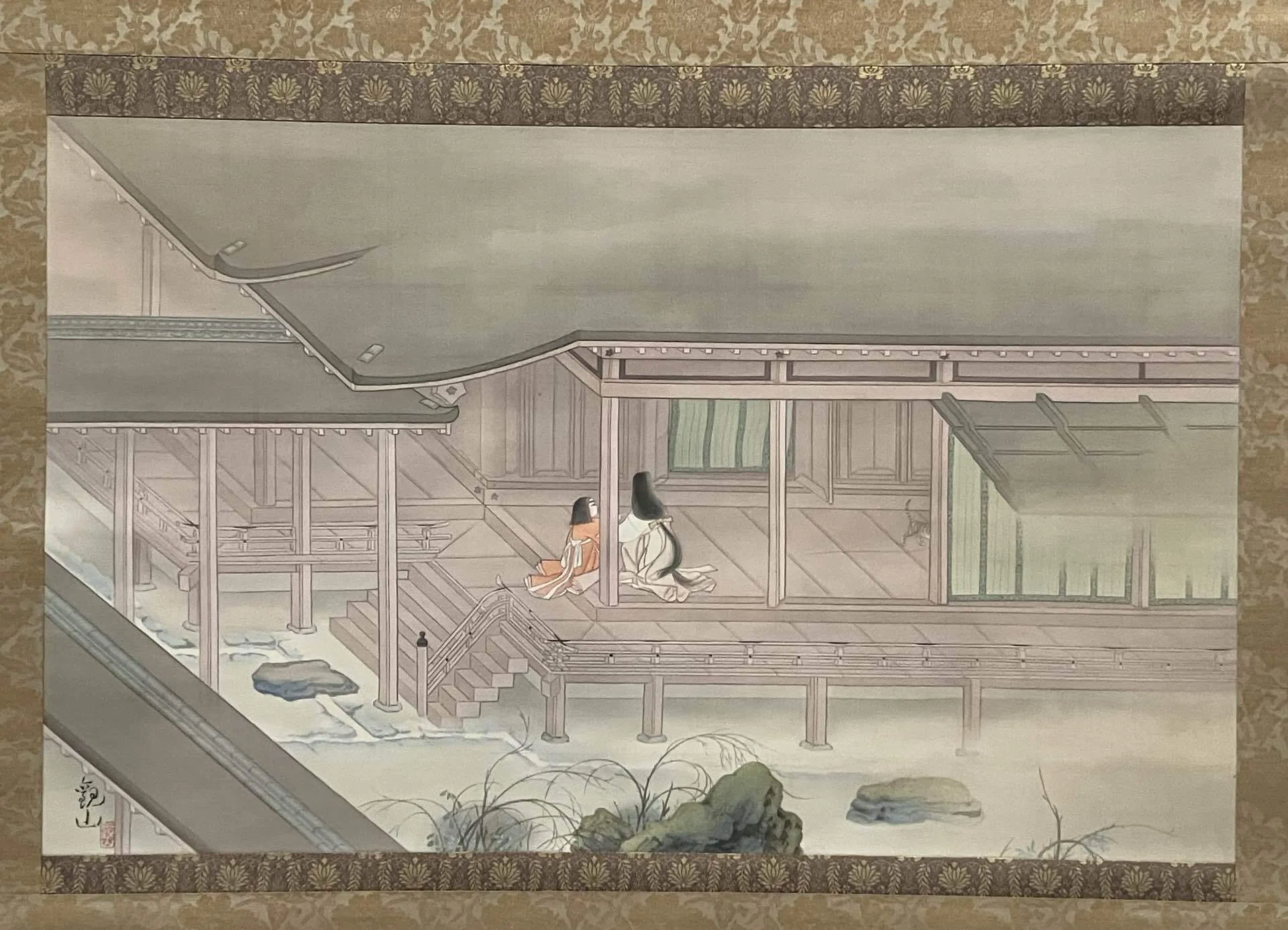 下村観山　松島図　額　絵　日本画　箱有　日本美術院 美術展】下村観山展/東京国立近代美術館（東京都千代田区）｜らら