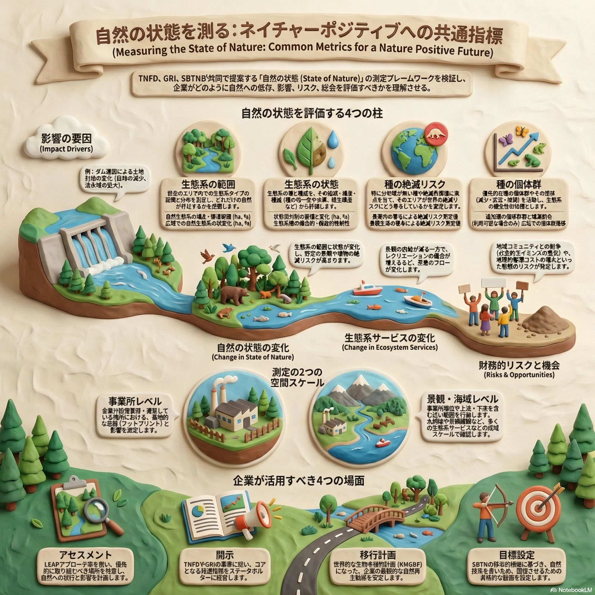 自然の状態」測定が企業経営を変える：TNFD・GRI・SBTNが描く共通言語