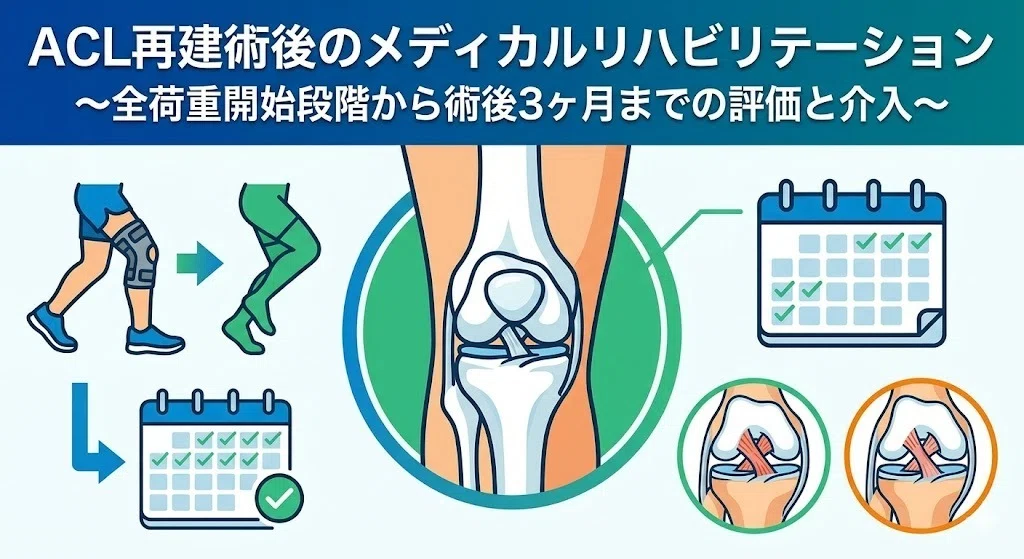 スライド＆解説付き】ACLリハを迷わせない。全荷重〜ジョギング開始