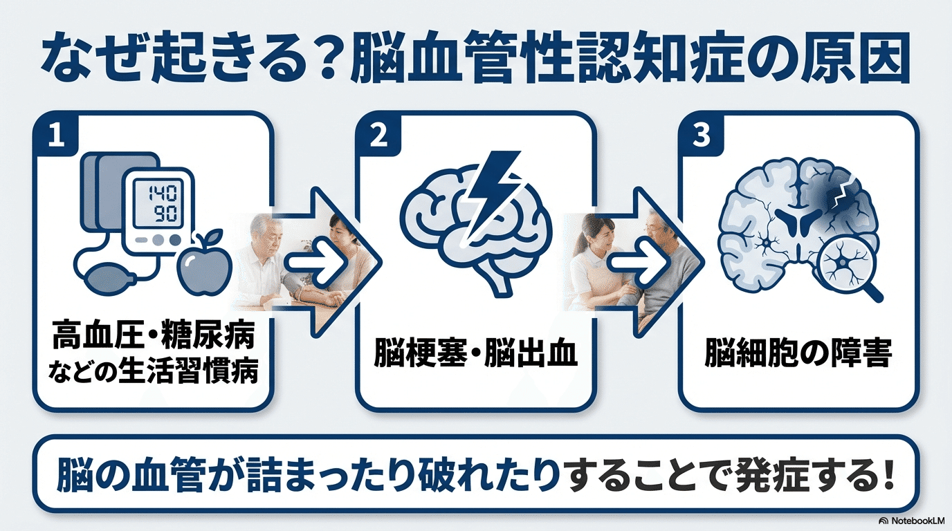 介護福祉士・試験対策】脳血管性認知症をエビデンスにもとづいて解説｜なお