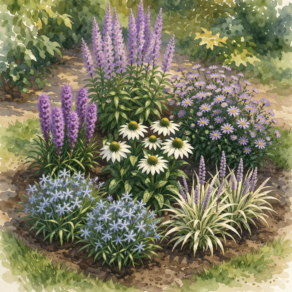 【初心者セット第2回】なぜ「寒色だけ」で庭を組んだのか――色のトーンを揃えるという設計