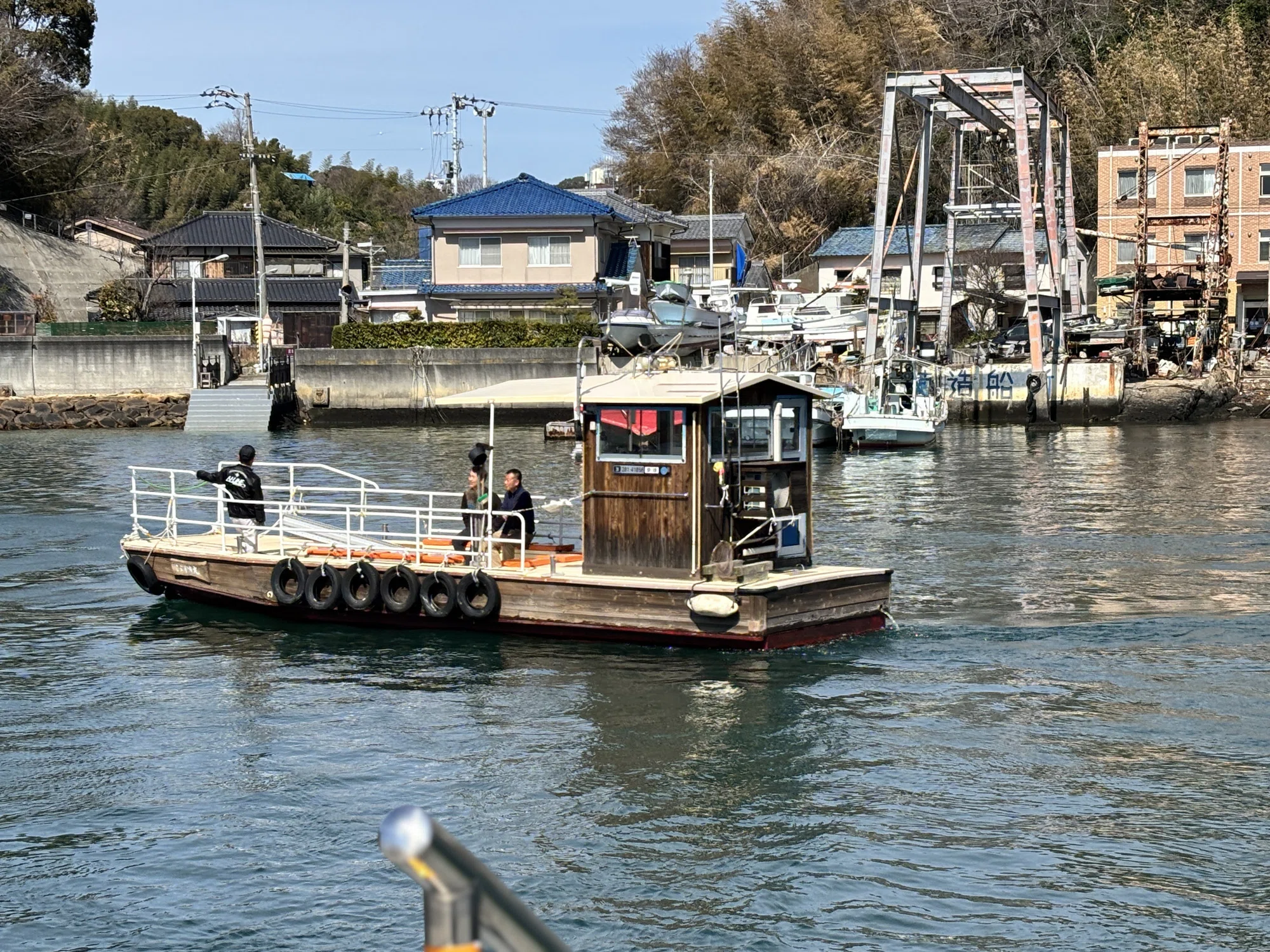 リトグラフ 街並みと人々の生活 橫濱繁榮本町通時計臺神奈川縣全圖 / [Complete View of the Clock