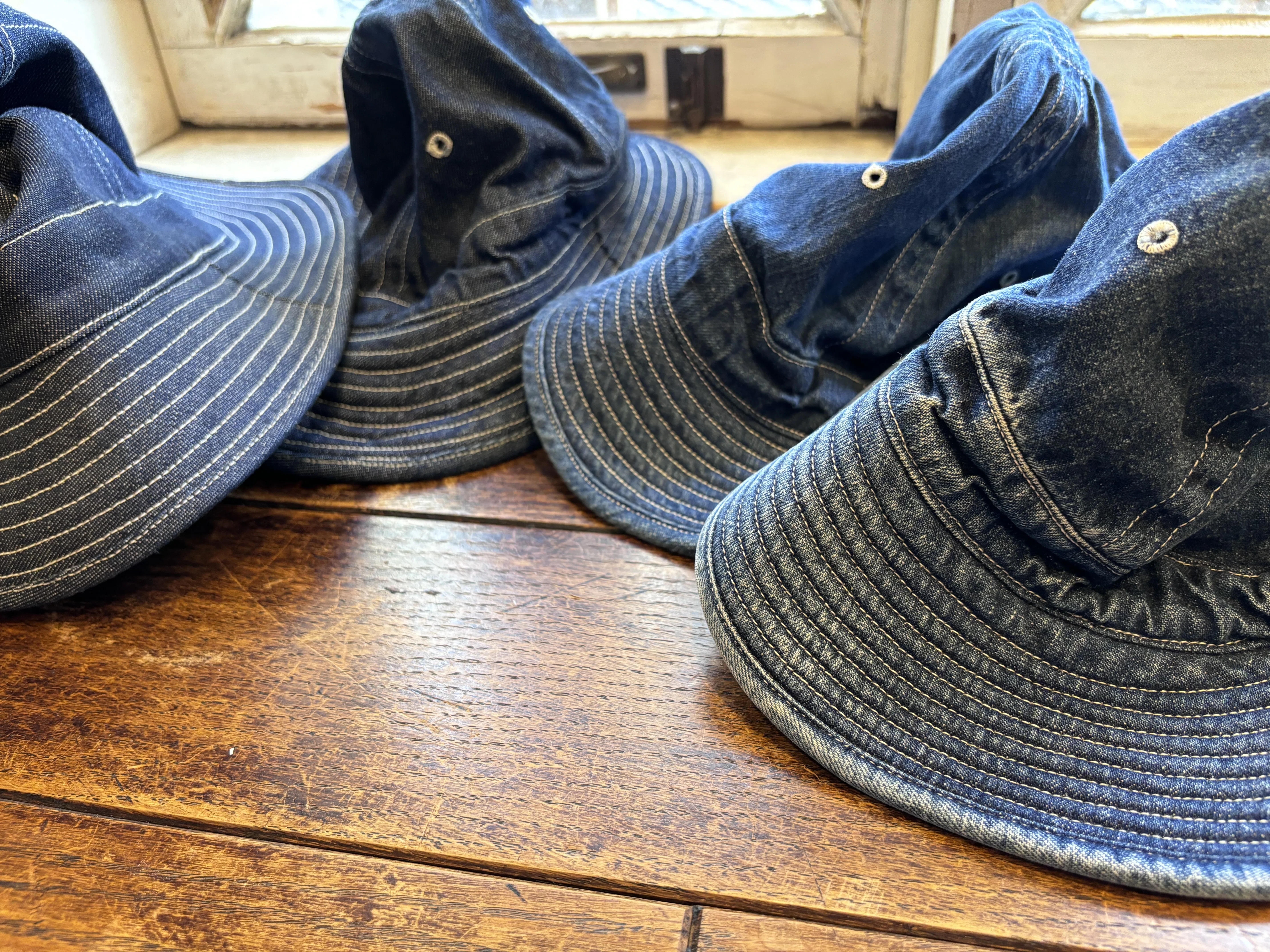 Lot 5200 DENIM ARMY HAT インディゴデニム｜warehousestaff