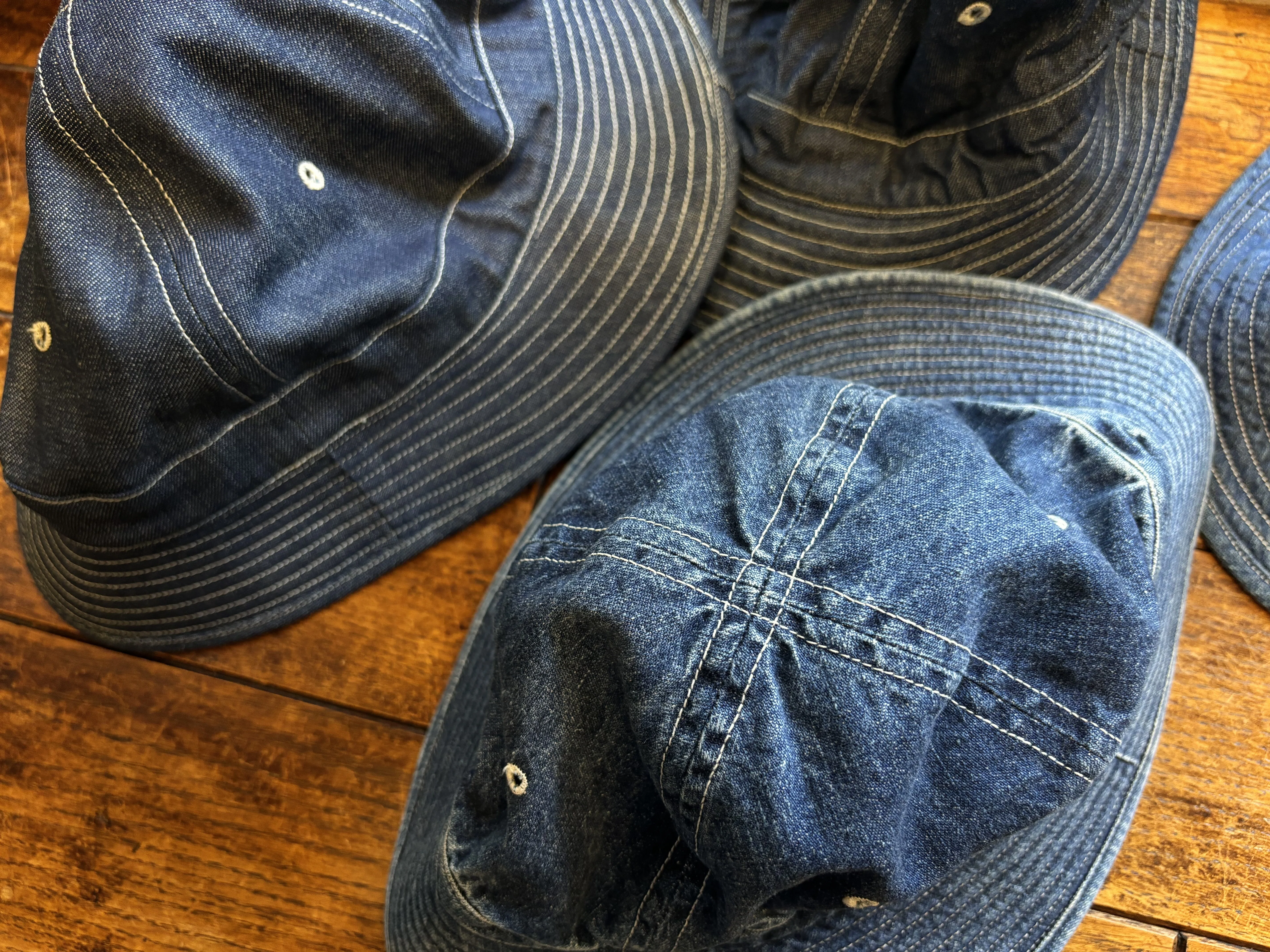 Lot 5200 DENIM ARMY HAT インディゴデニム｜warehousestaff