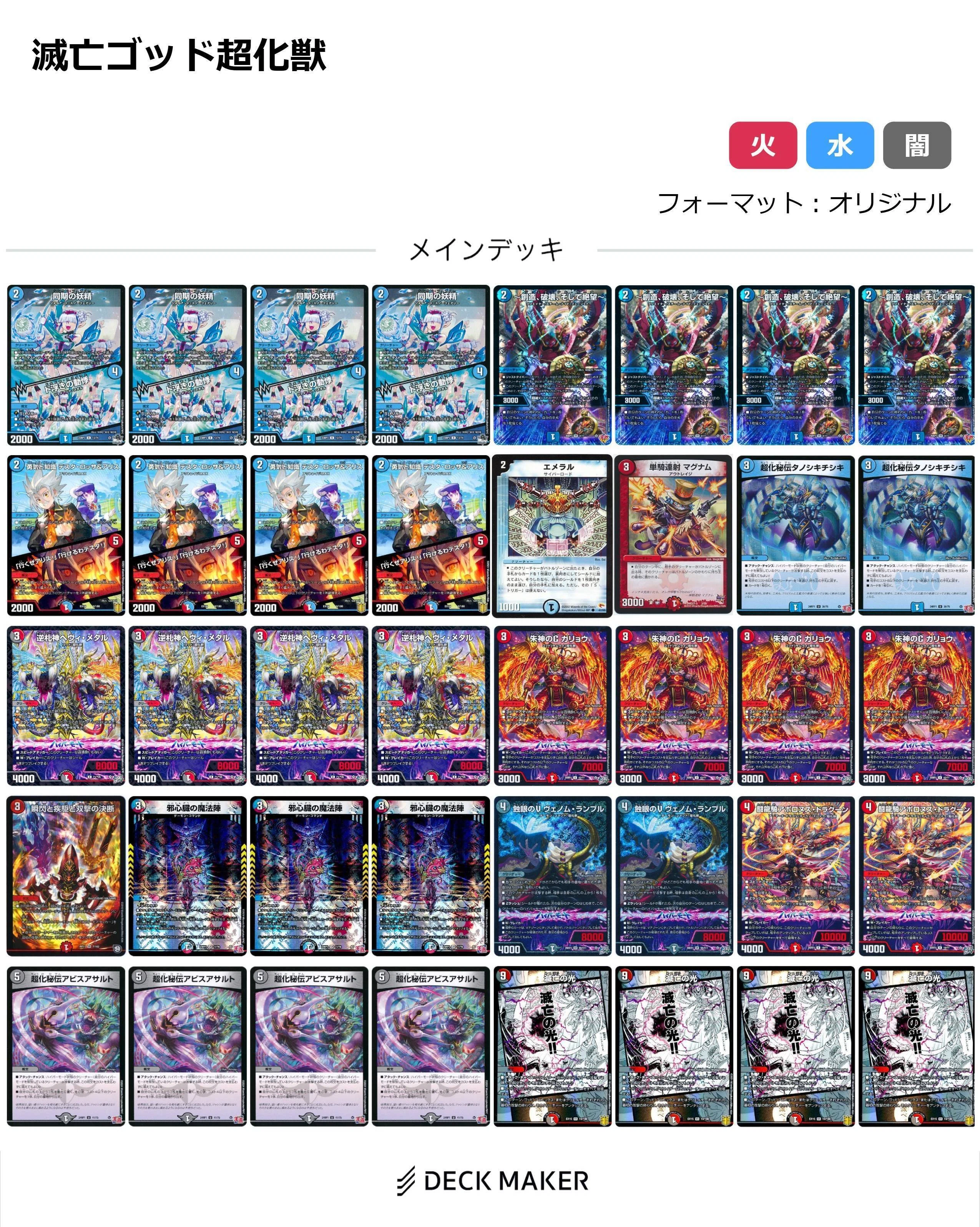滅べ。【滅亡ゴッド超化獣】｜バルバルバロイ