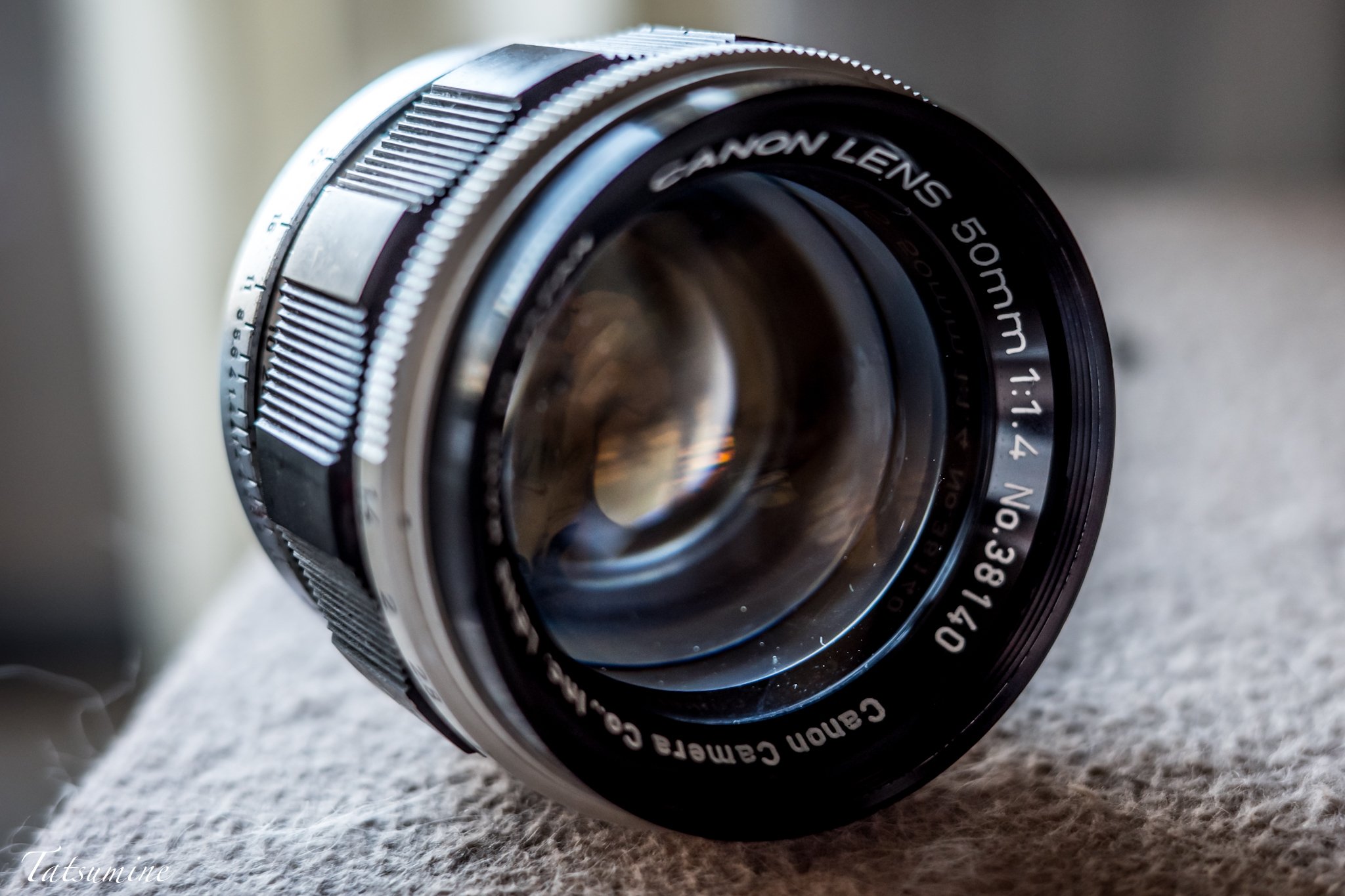 Canon Lens 50mm F1.4 Ⅱ を購入しました｜tatsumine