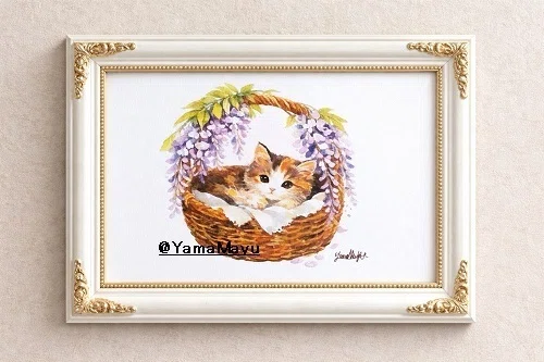 🧺 【新作】藤の花に守られて「藤天蓋のまどろみ」— 静かな春の
