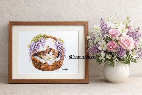 🧺 【新作】藤の花に守られて「藤天蓋のまどろみ」— 静かな春の