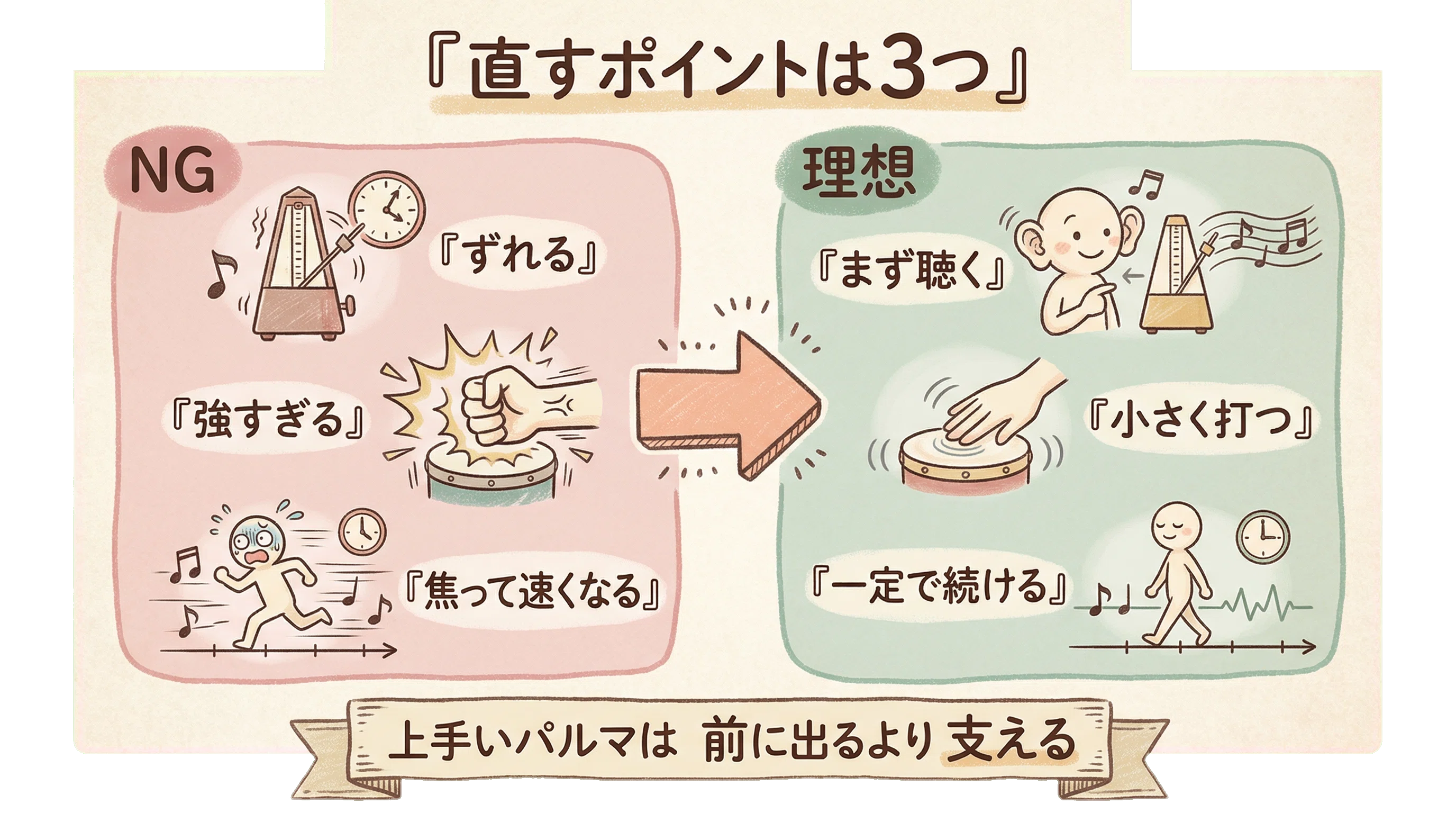 Is Palma not just clapping? The basics of changing rhythm｜ひなメンコ