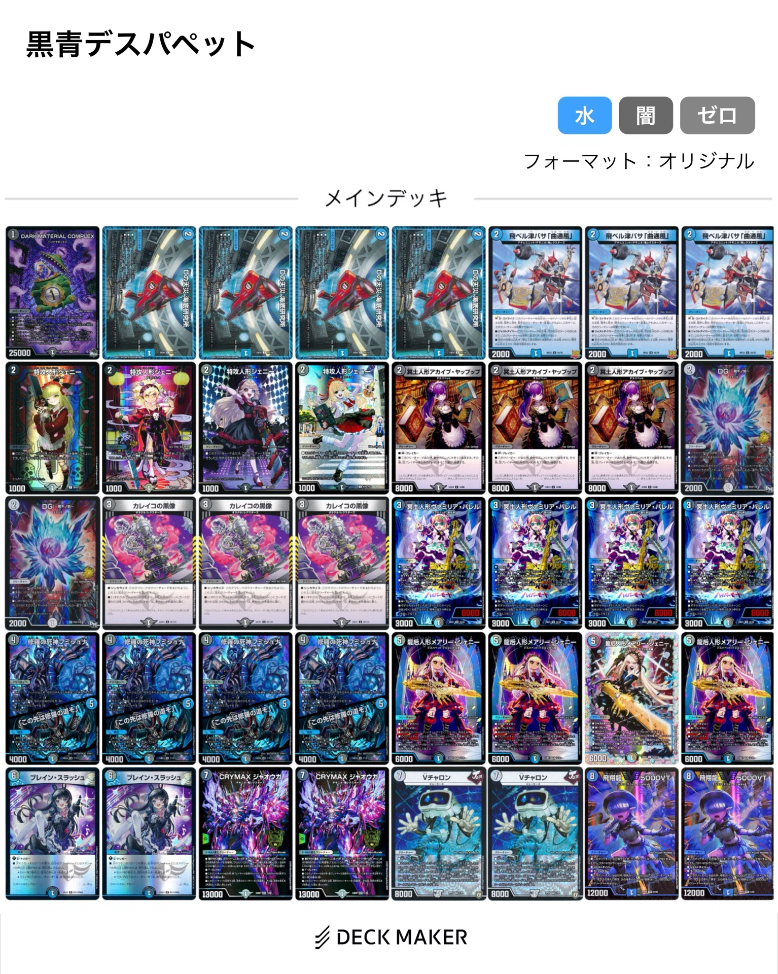 デスパペットデッキの調整録2025年1月〜2026年3月｜灰影