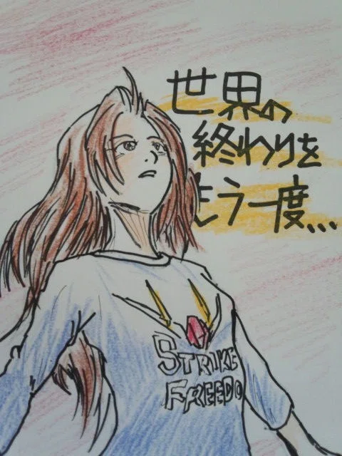 39-45歳 お金が無い頃に色鉛筆で描いてスマホで撮影してイラスト副業を