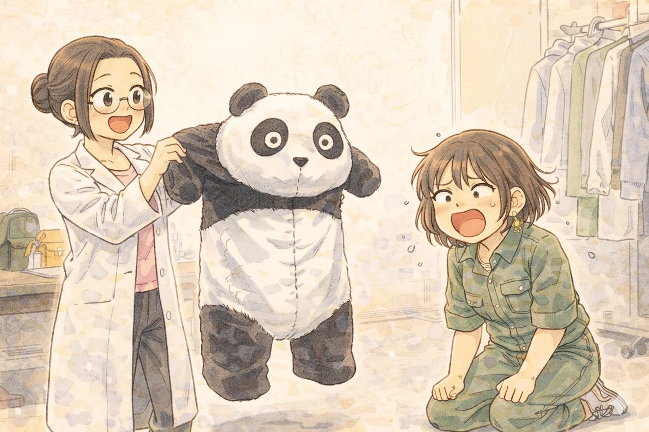 フランケンパンダと、客寄せ一日園長ーー客寄せパンダの中の人｜俊教授