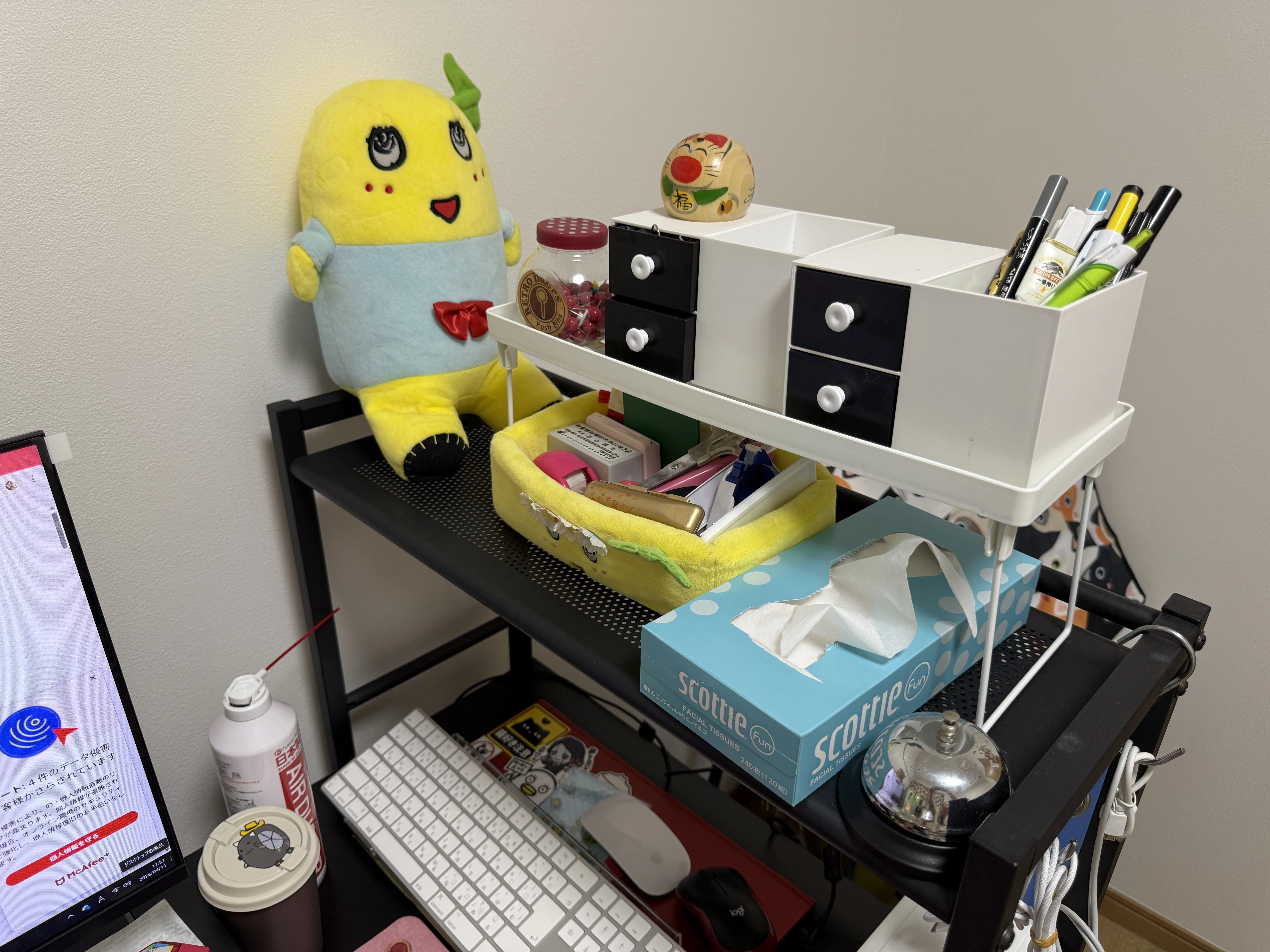 【動作品】届いたらすぐ使える！ コンパクトなデスクトップパソコン（2） でやまデスクツアー2026｜でやま｜猫多すぎの駆け出しエンジニア