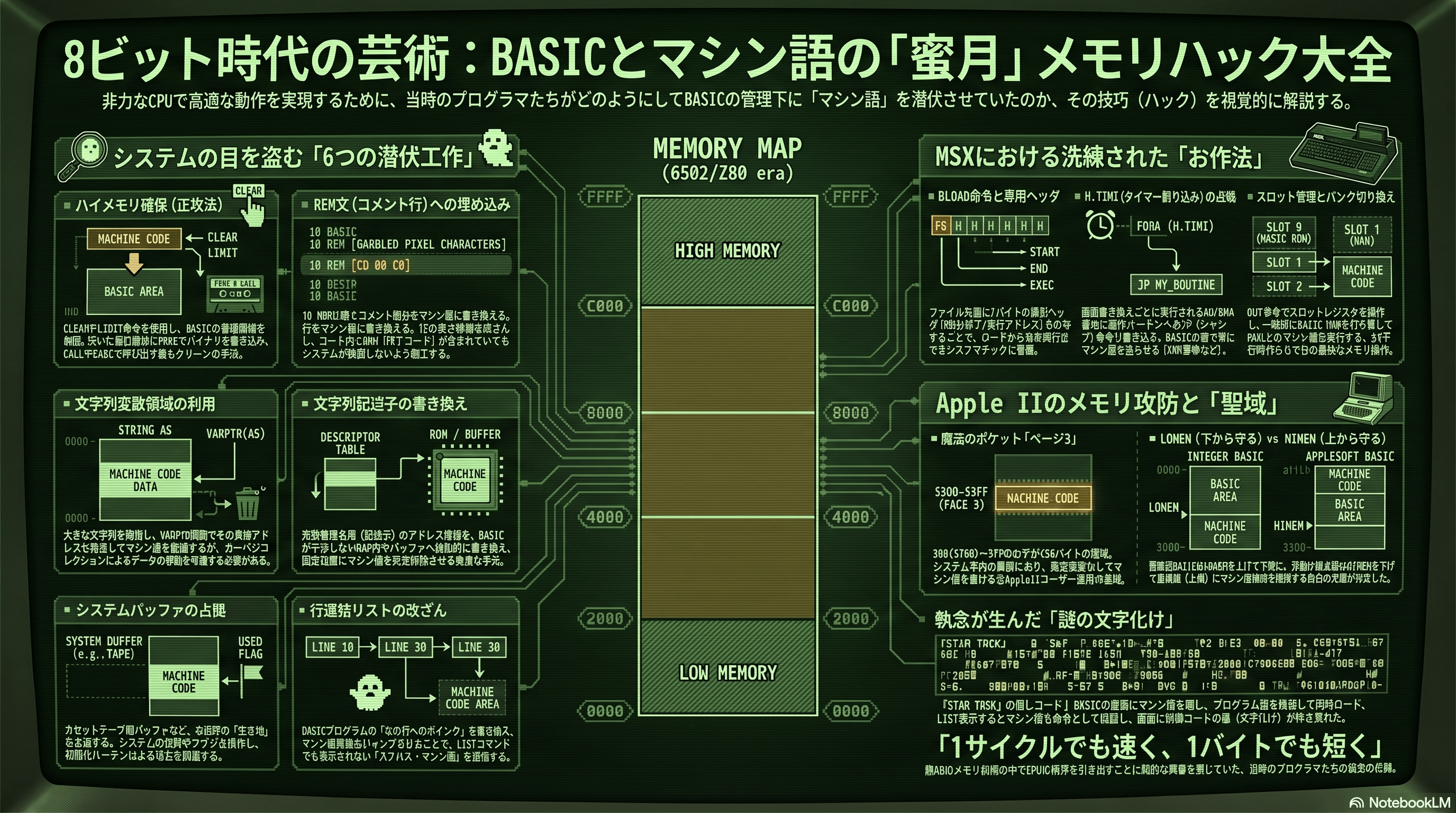 BASICとマシン語の「蜜月」：8ビット時代のプログラマたちが仕掛けた