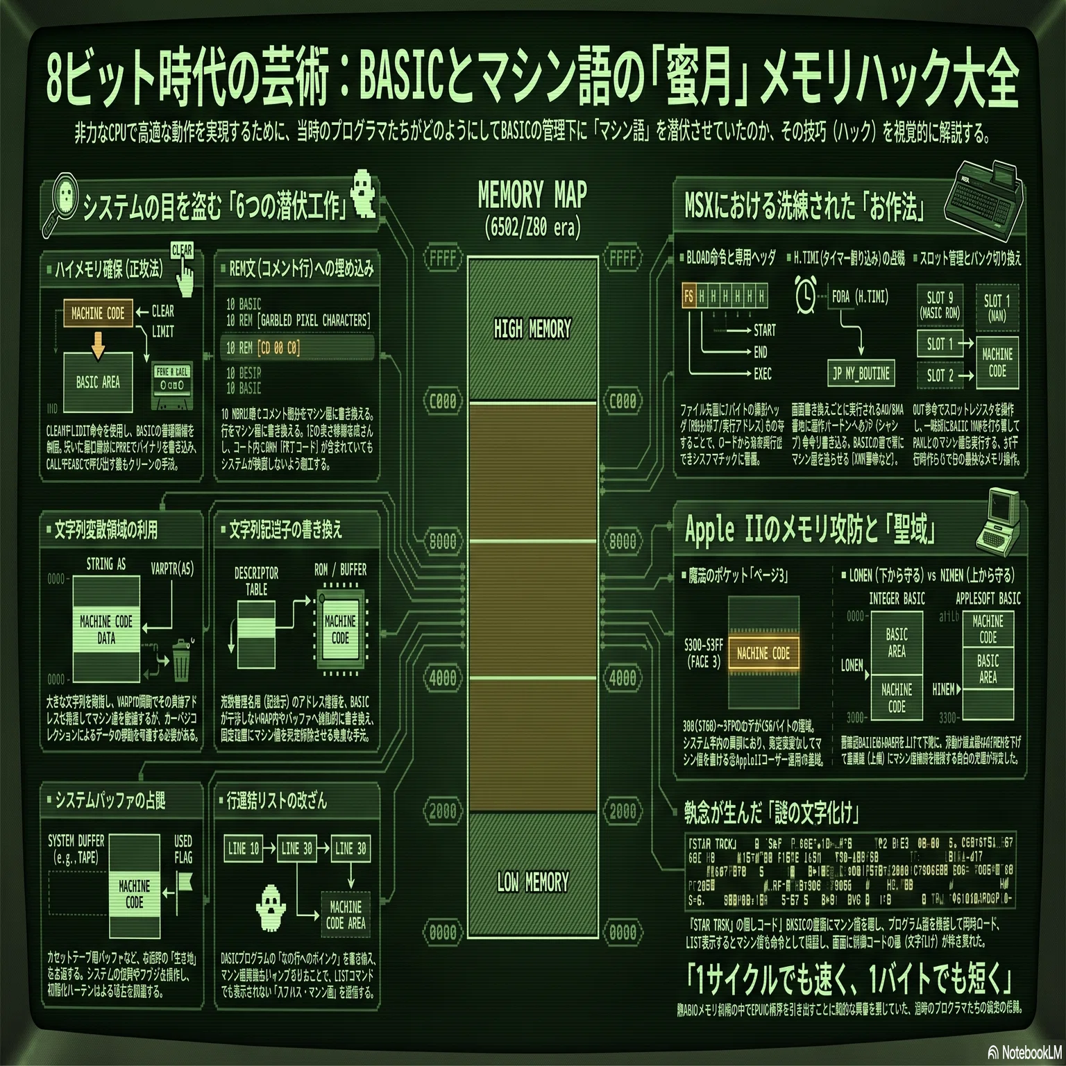 BASICとマシン語の「蜜月」：8ビット時代のプログラマたちが仕掛けた