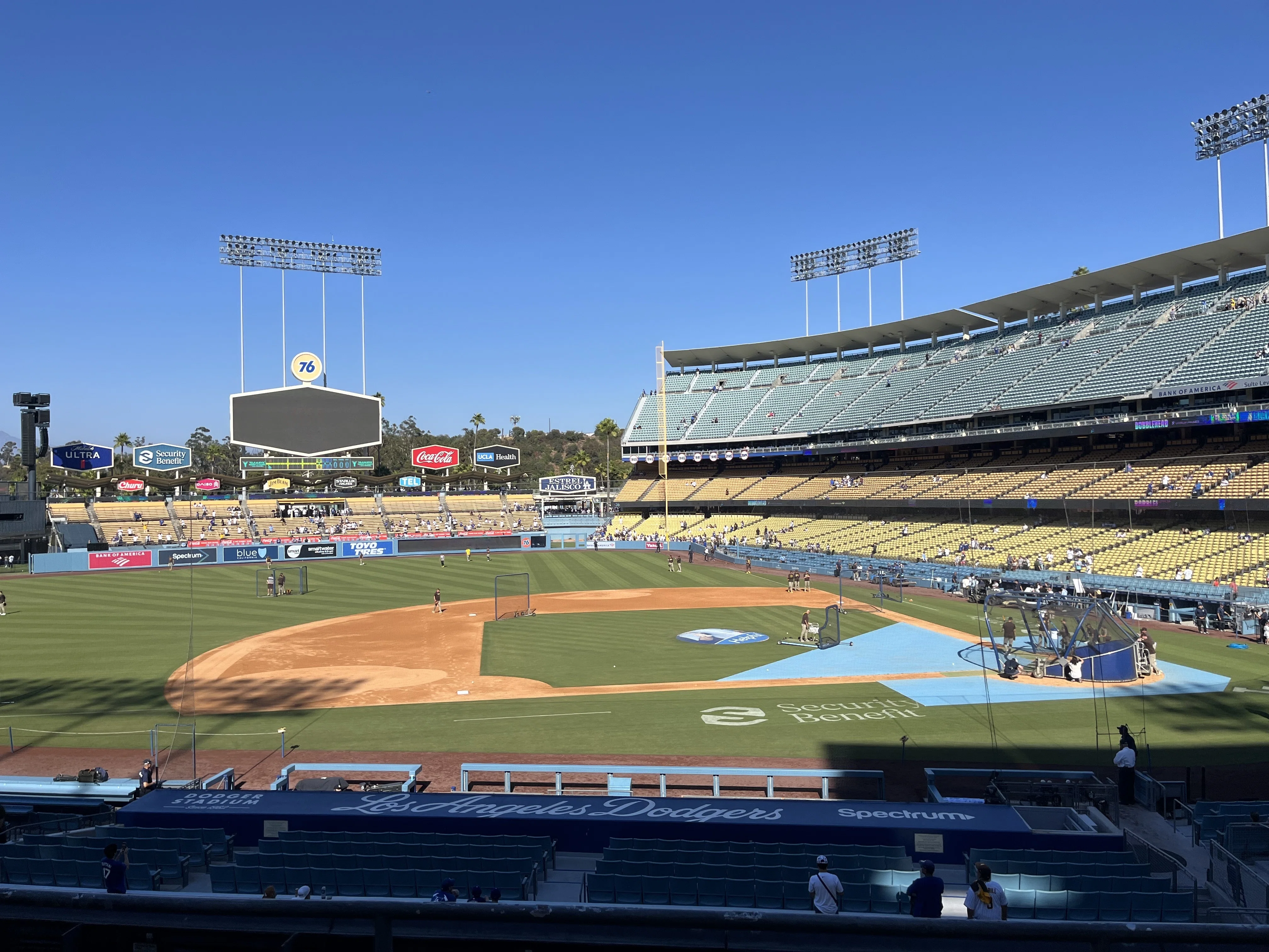 LA】ドジャースタジアム観戦してきた！けど…… ＜球場内画像あり完全版