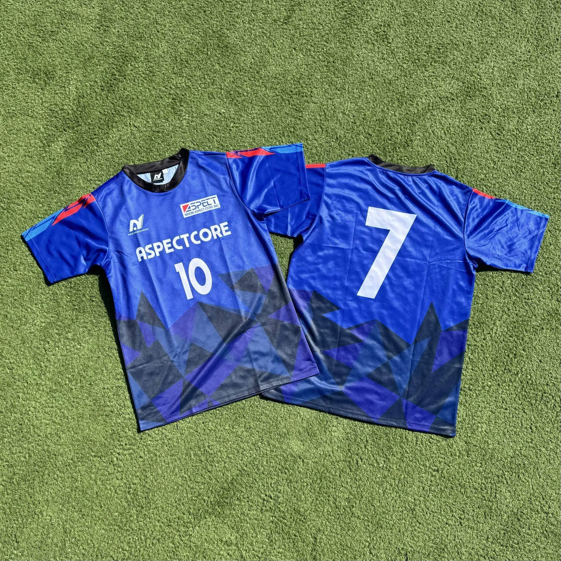 日本アスペクトコア株式会社】フットサルユニフォームを作成しました