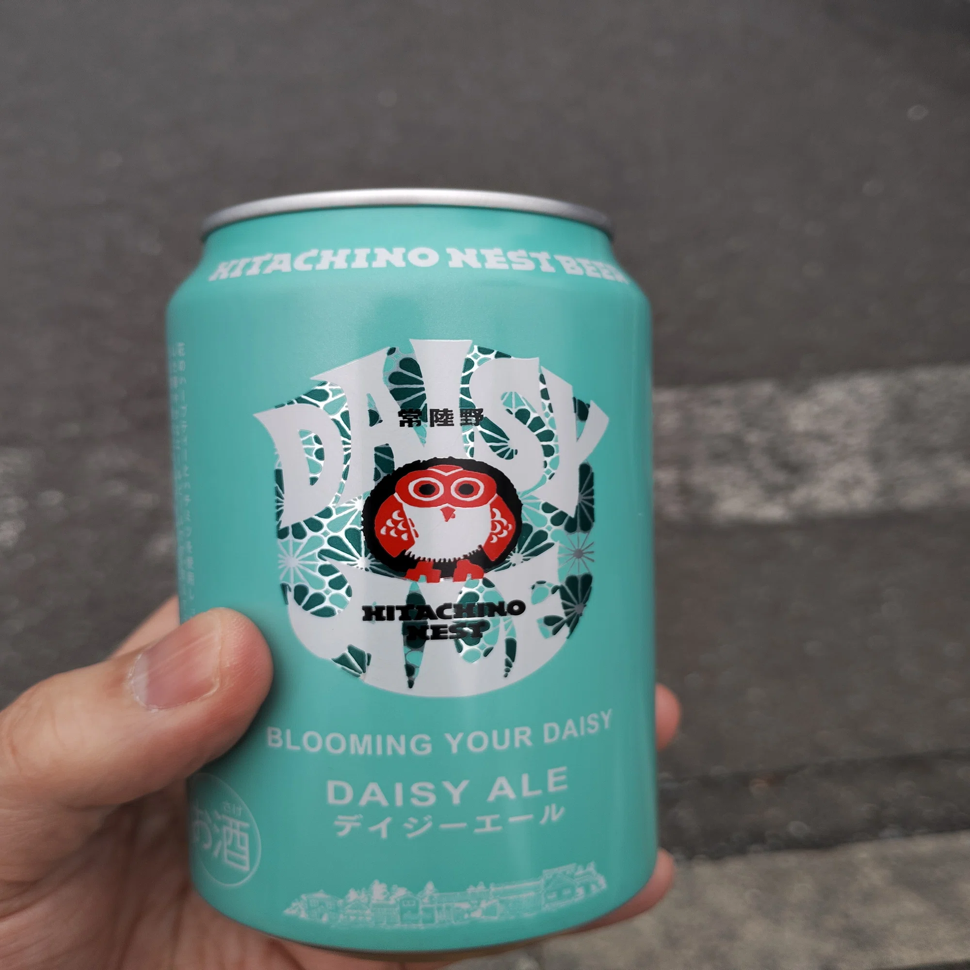 常陸野ネスト デイジーエール（缶ビール）。香りよく苦さをしっかりと 