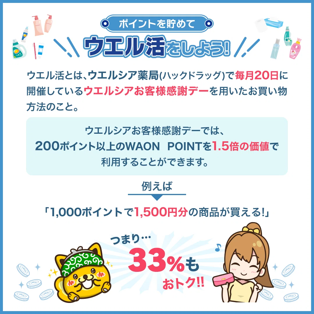 ウエルシア ポイント デー