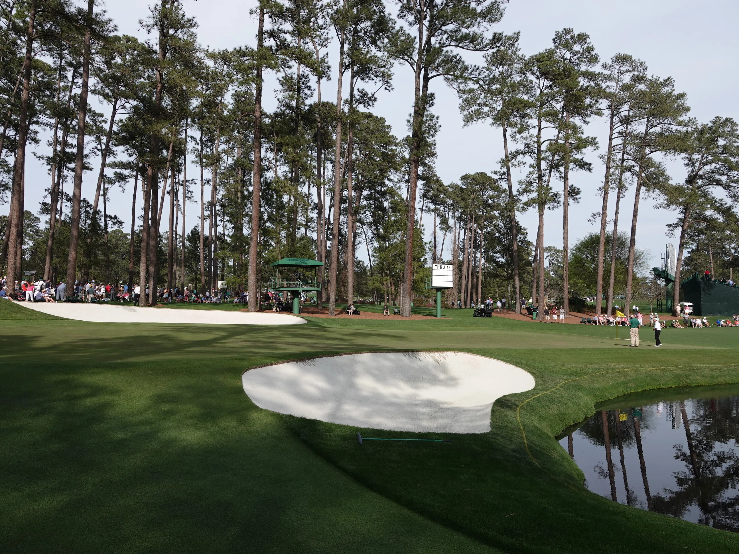マスターズ・オーガスタナショナルゴルフクラブ 16番ホール（Par 3