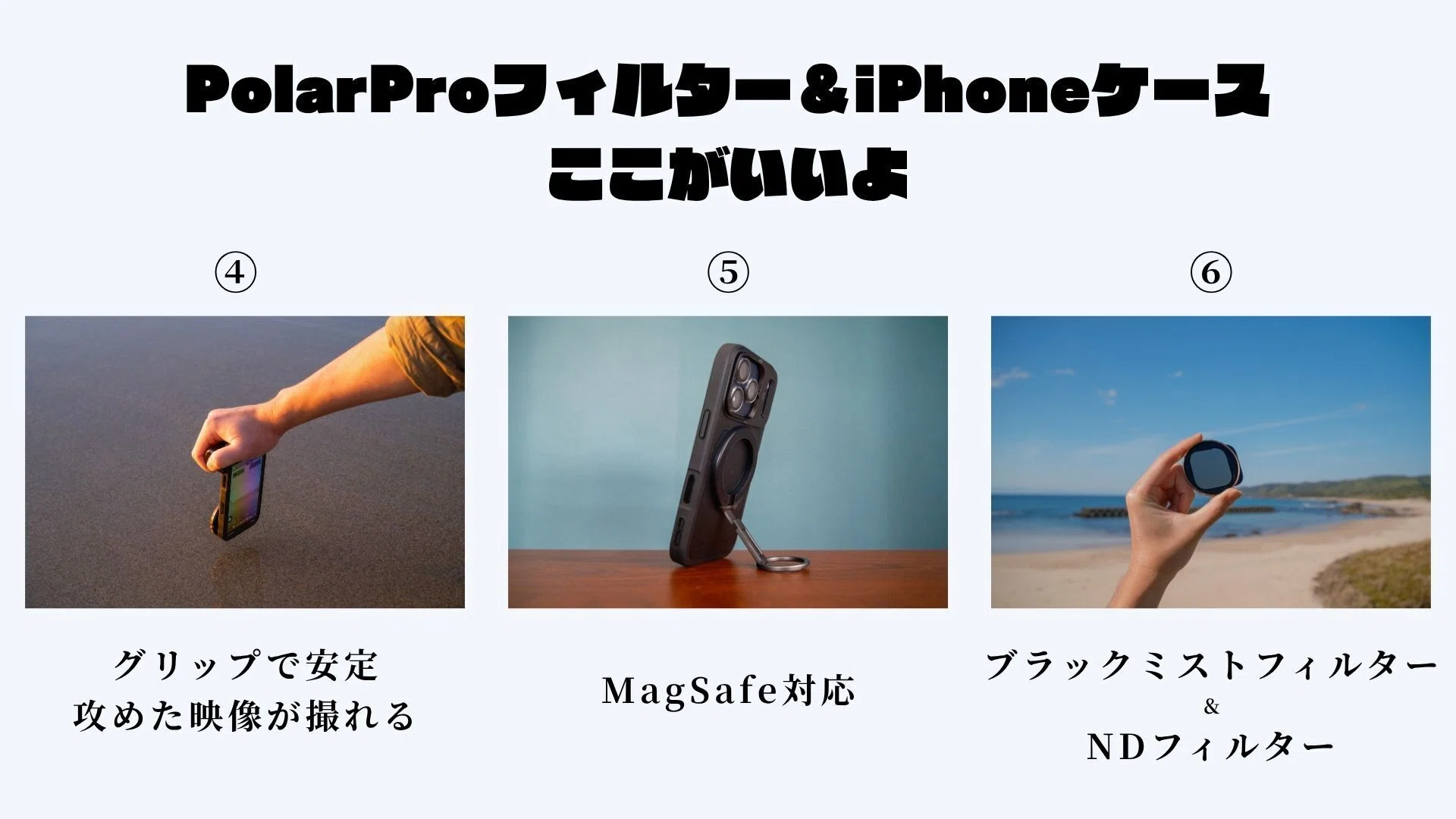 フィルターが装着できるiPhoneケースにしました｜PolarPro LiteChaser