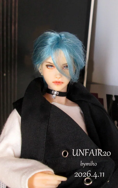 1/6カスタムドールヘッド☆UNFAIR20☆ bymiho☆YAMATOエイト