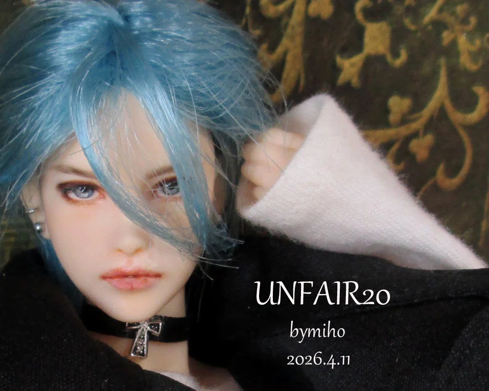 1/6カスタムドールヘッド☆UNFAIR20☆ bymiho☆YAMATOエイト