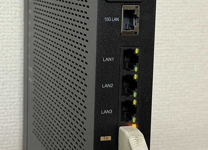 自宅の10Gbps 光・LAN環境、スイッチングハブやルーターなど、あわせて