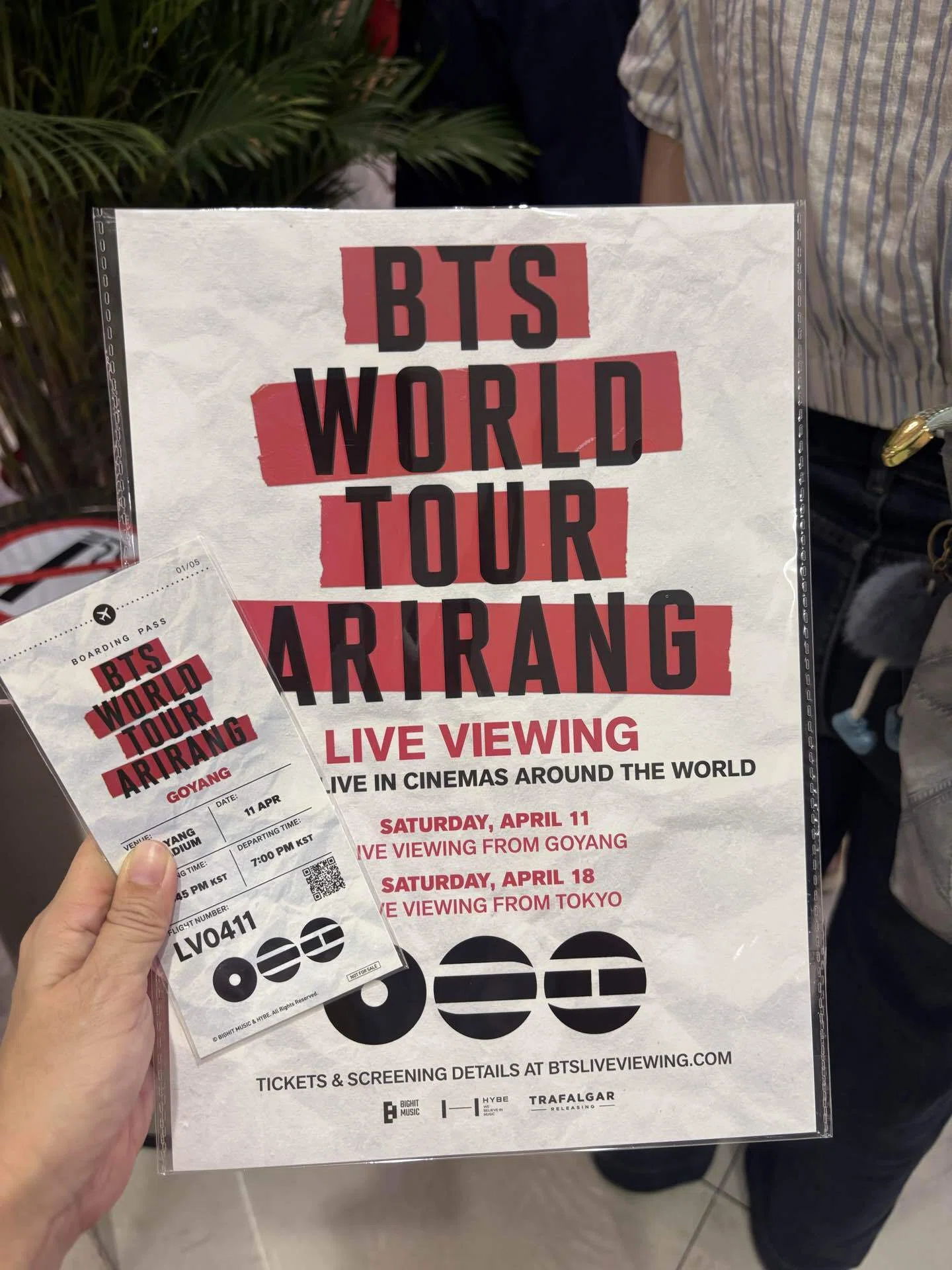 BTSのライブビューイング@ホーチミンに行く。…が急遽中止になる（涙