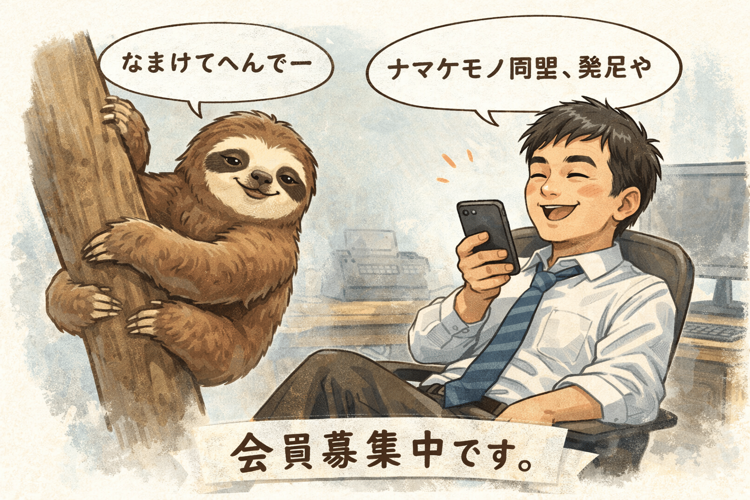 なまけもの同盟｜片桐 みかん
