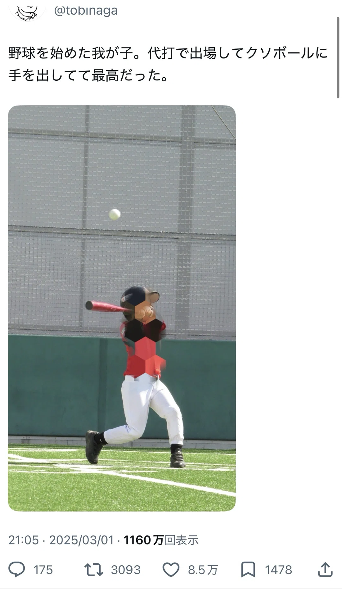 Youth Baseball Official Games｜飛永翼（ラバーガール）