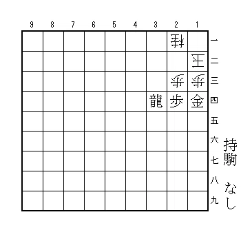 攻方歩不成・使用駒数最少記録は6枚（詰将棋自習室）｜松本博文