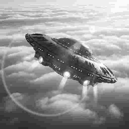 UFO<AI画像> サンプル08