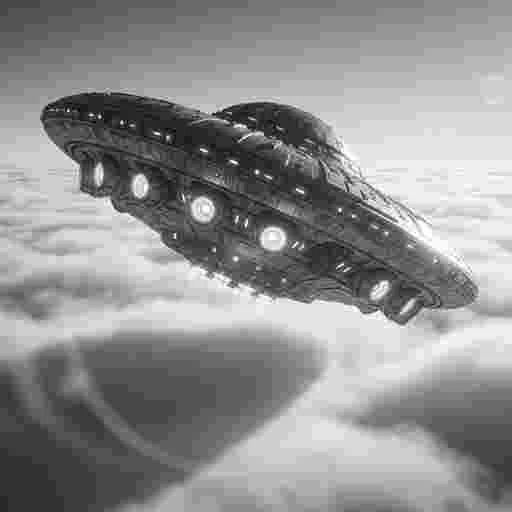  UFO＜AI画像＞/写真販売 AI画像 有料＜40枚：350円＞商用利用可（サンプル）05